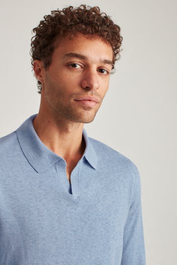 Long Sleeve Sweater Polo
