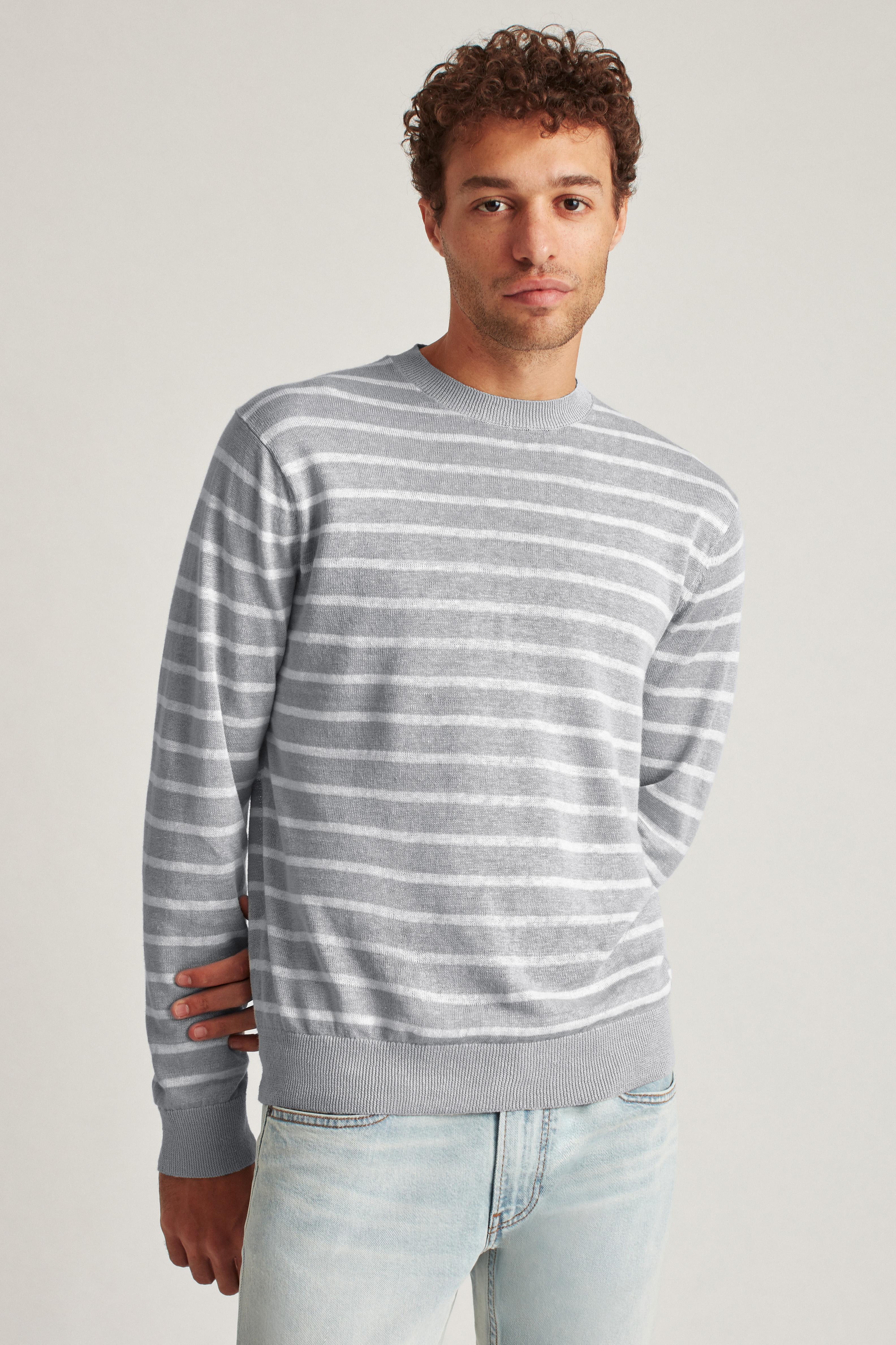 Linen Crew Neck Sweater | Bonobos