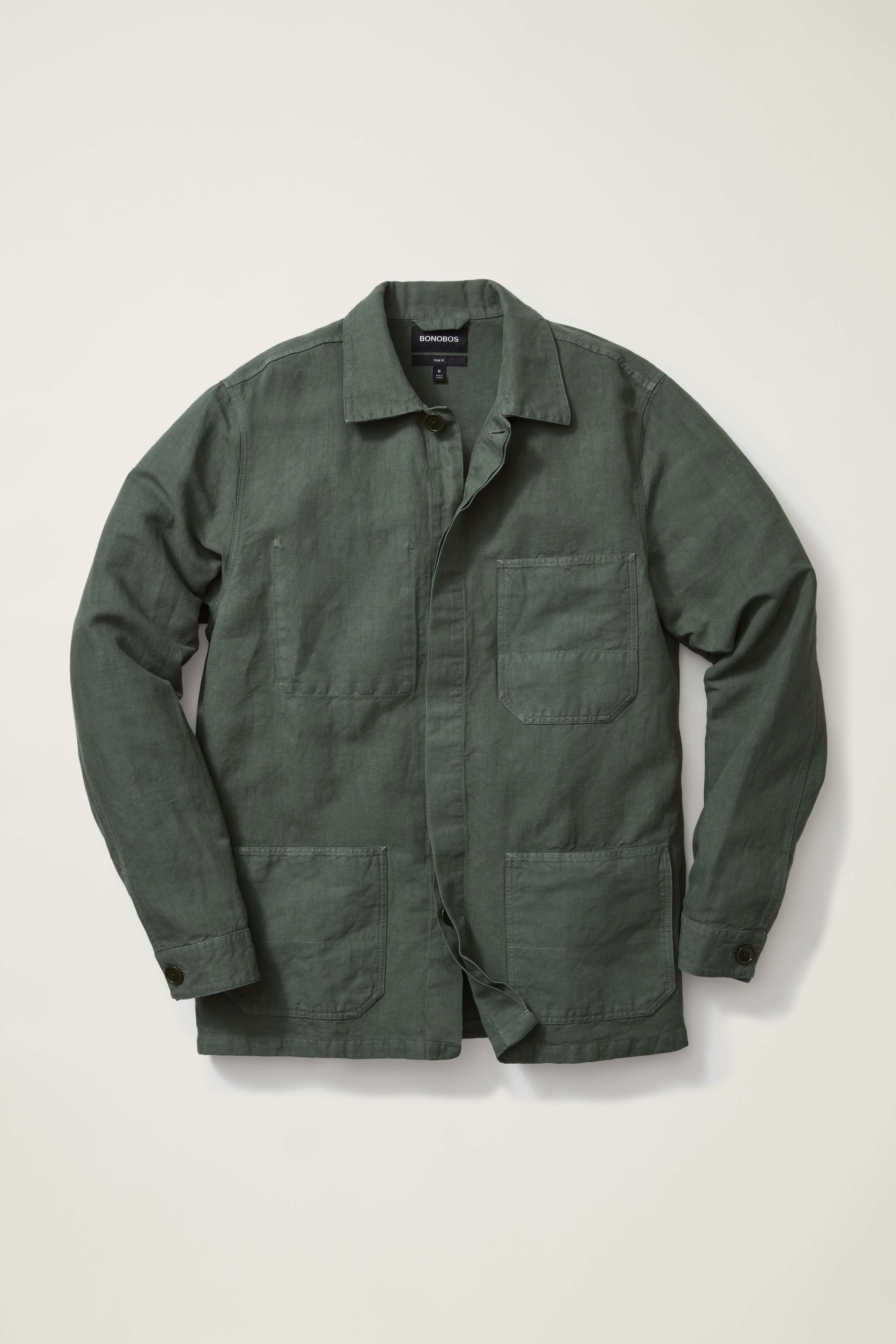 The Garment Dyed Shirt Jacket