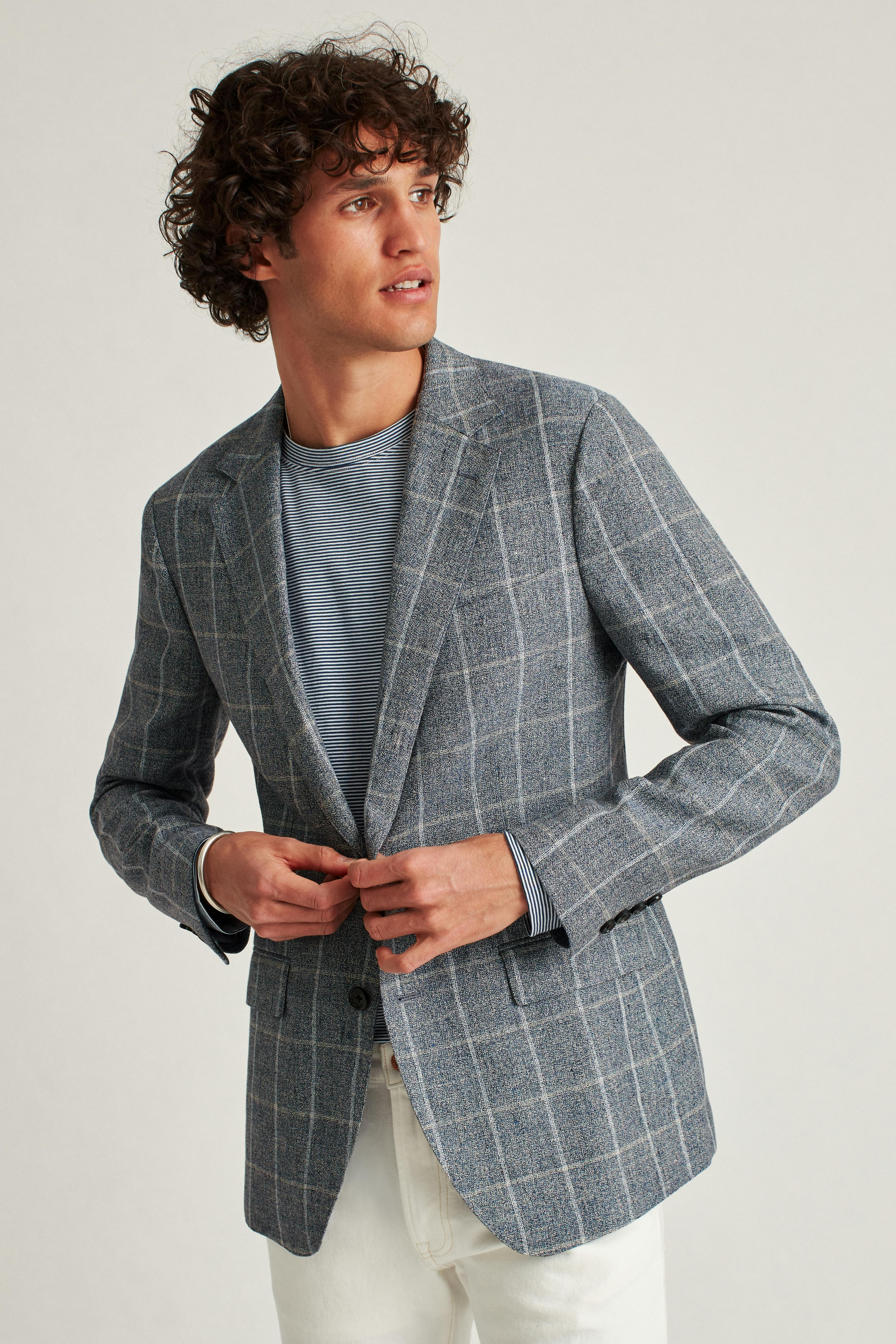 Unconstructed Italian Linen Blazer