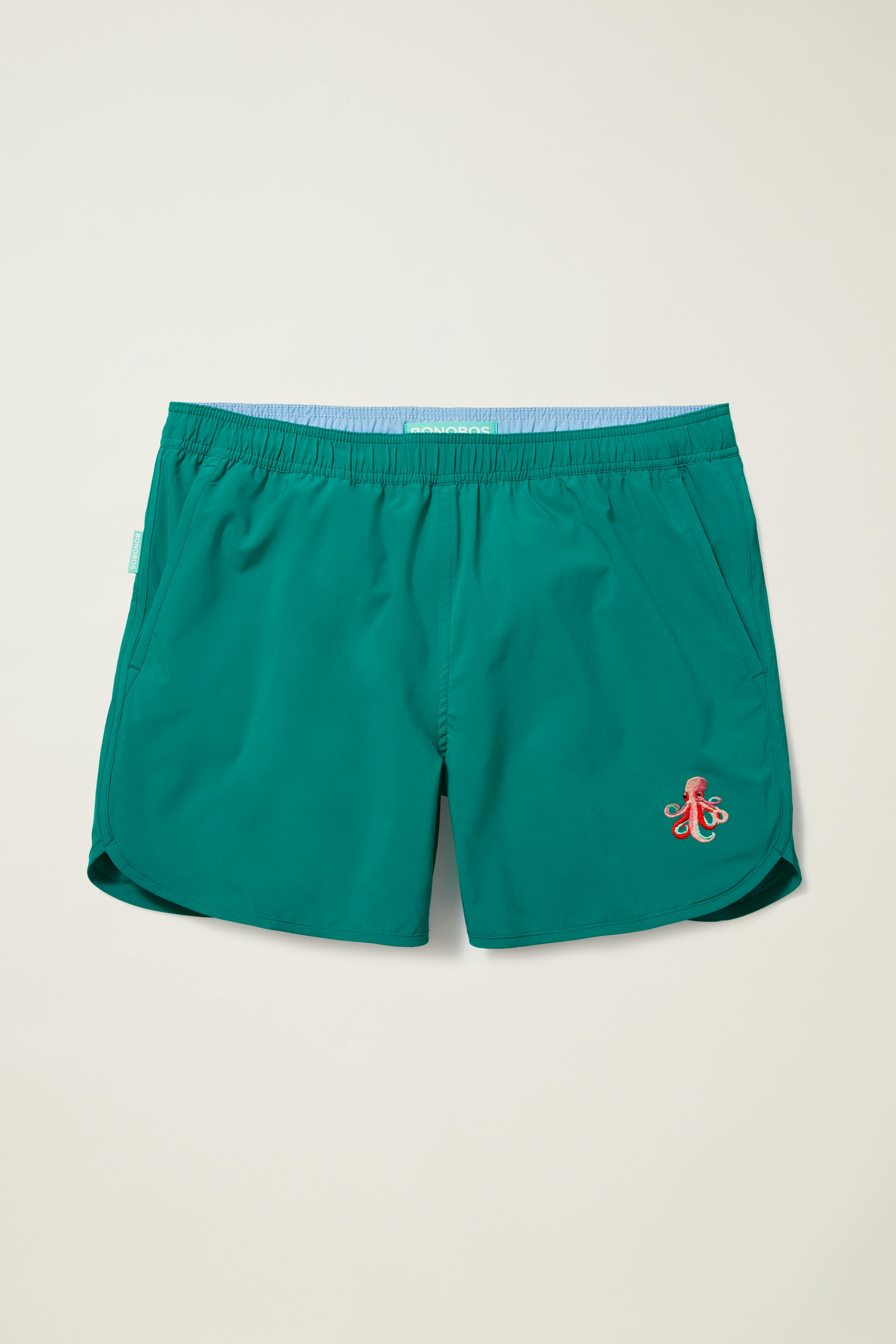 Throwback Swim Trunks