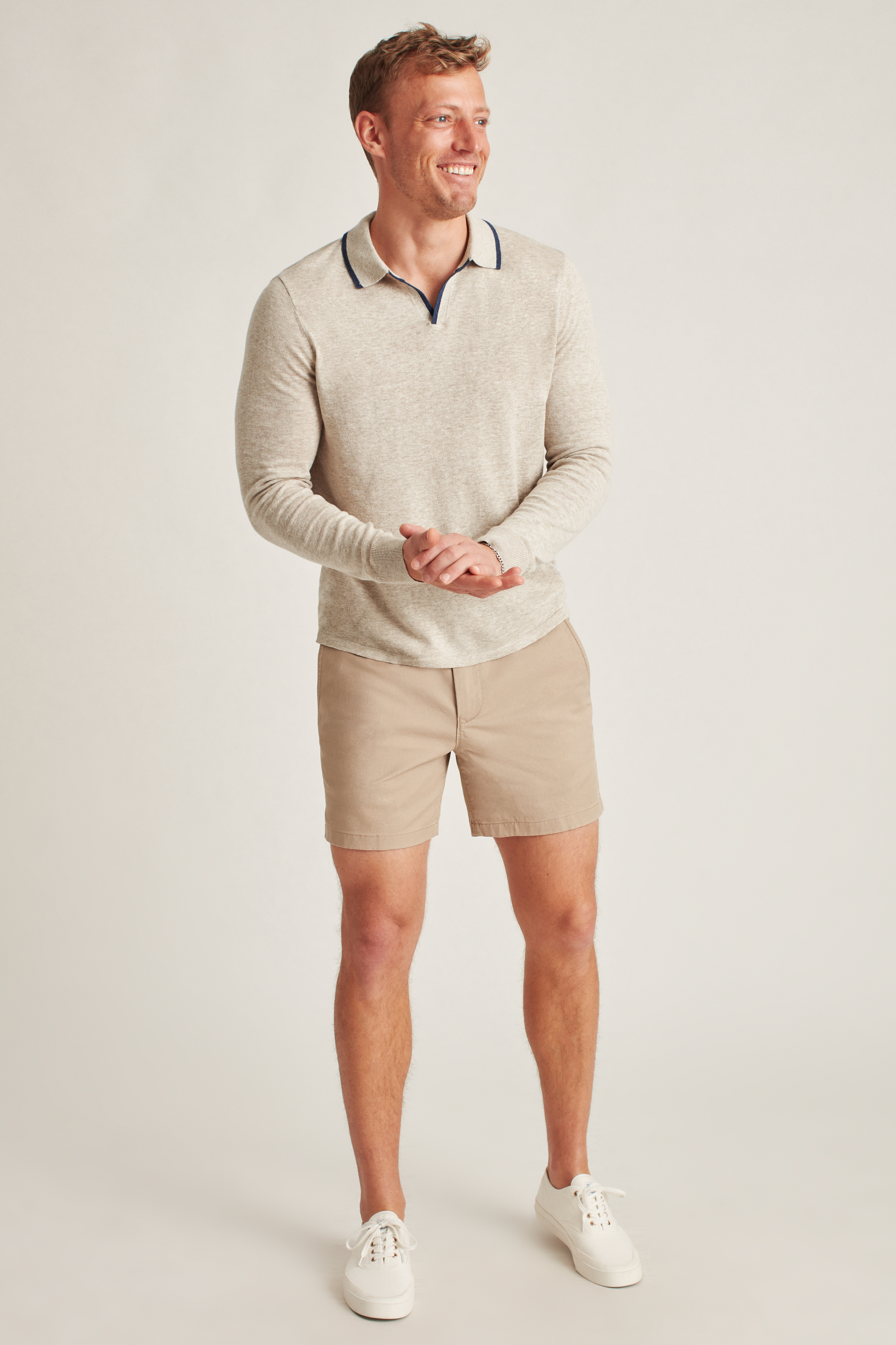 Long Sleeve Sweater Polo