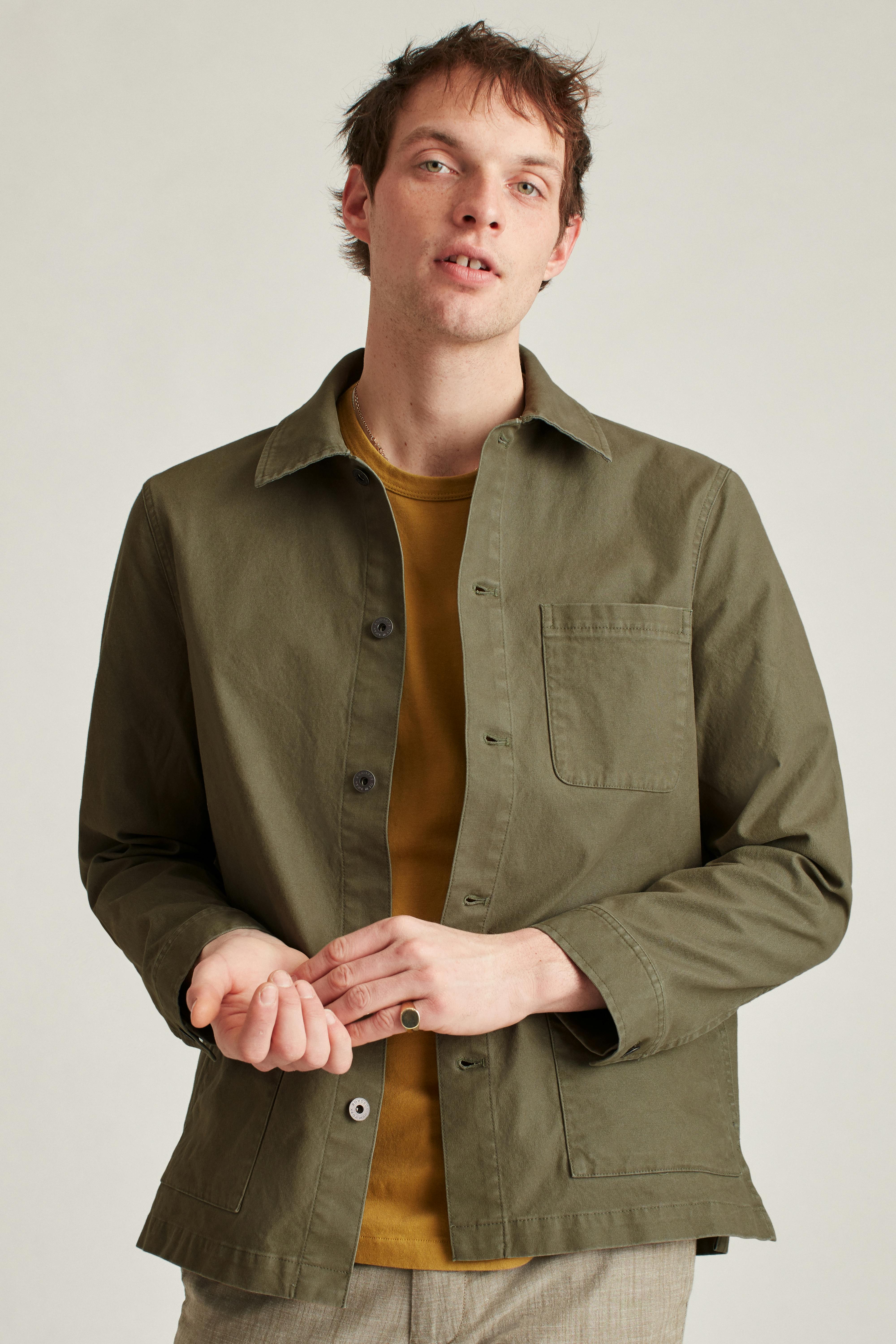 Stretch Cotton Chore Jacket