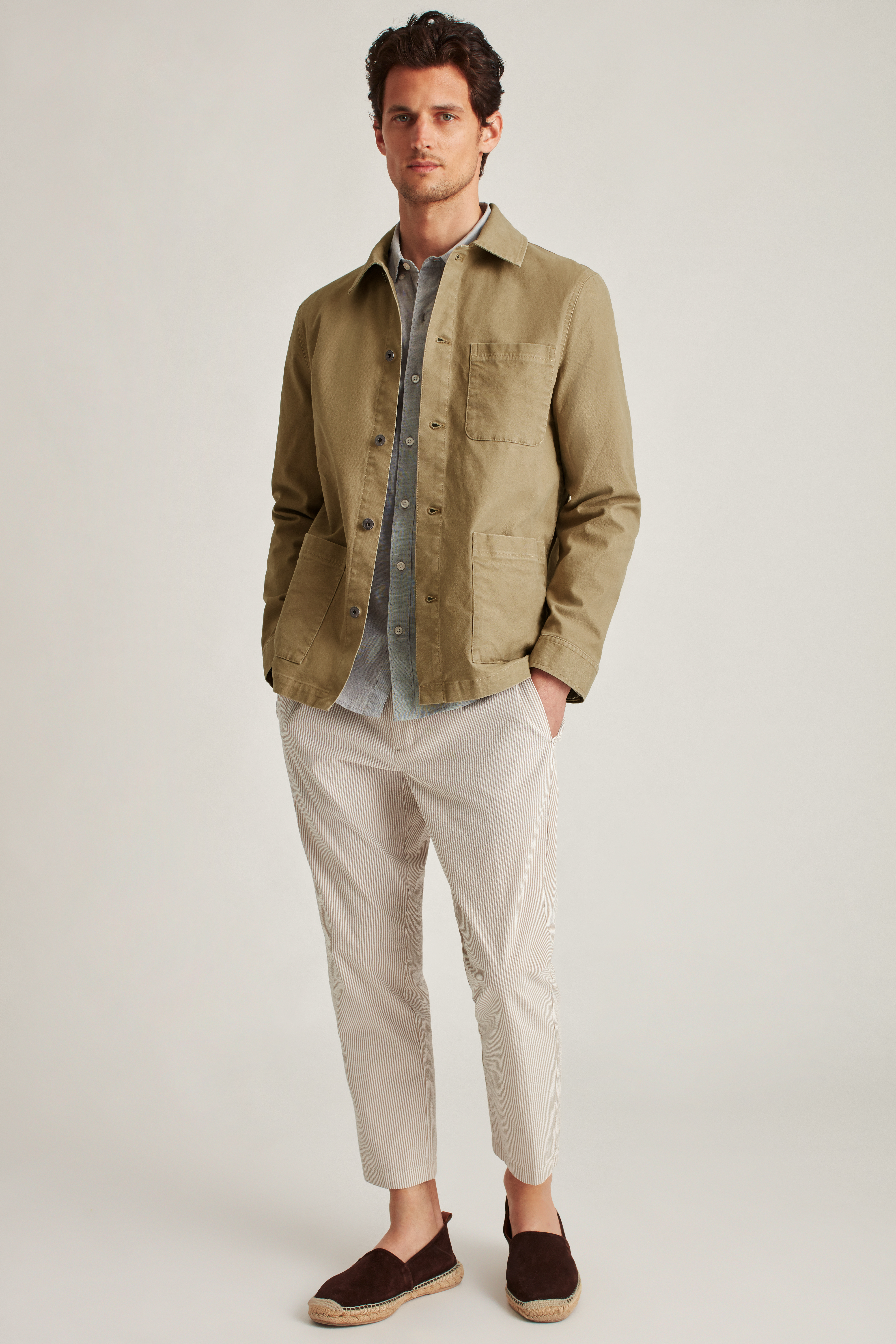 Stretch Cotton Chore Jacket