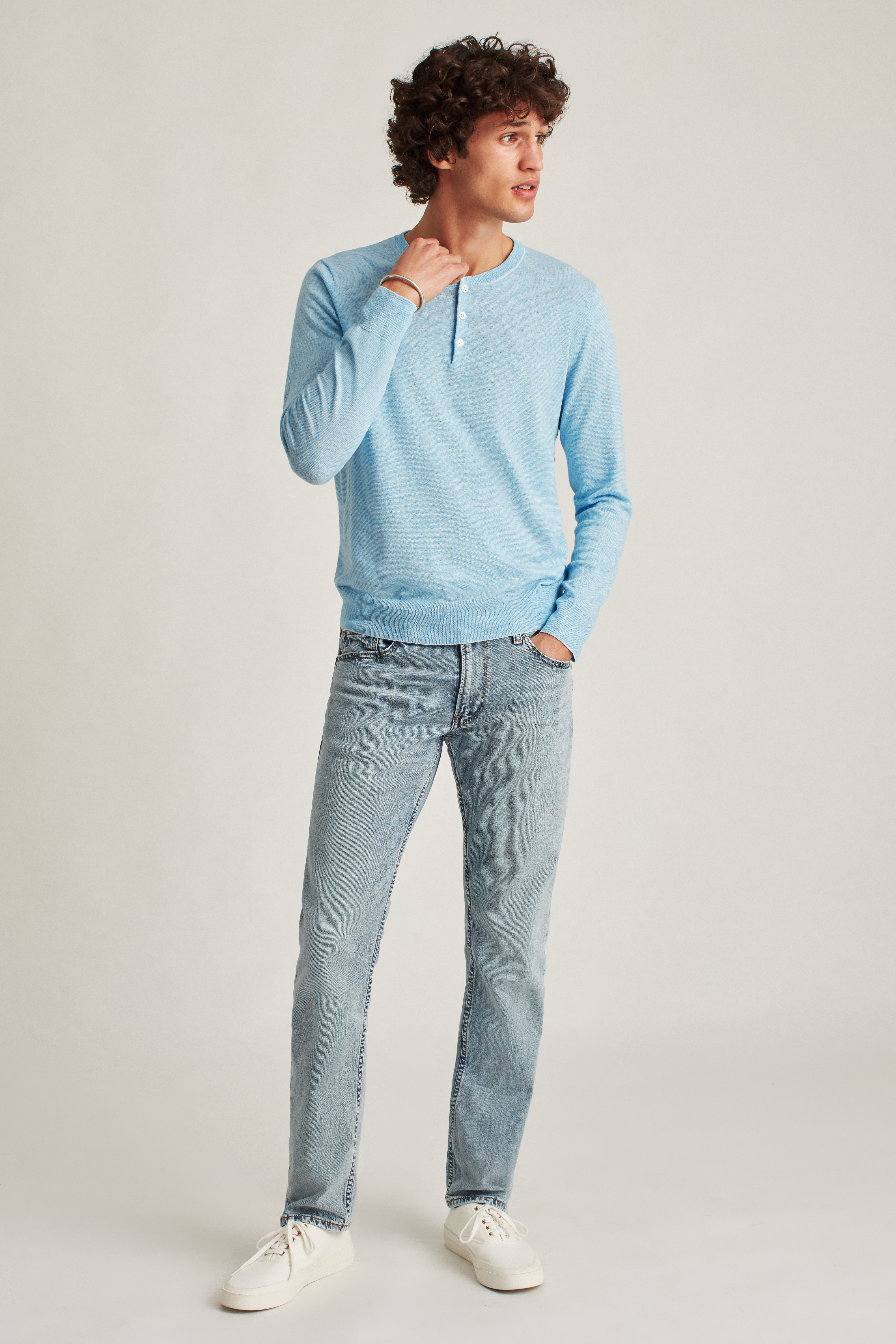 Cotton Linen Henley | Bonobos
