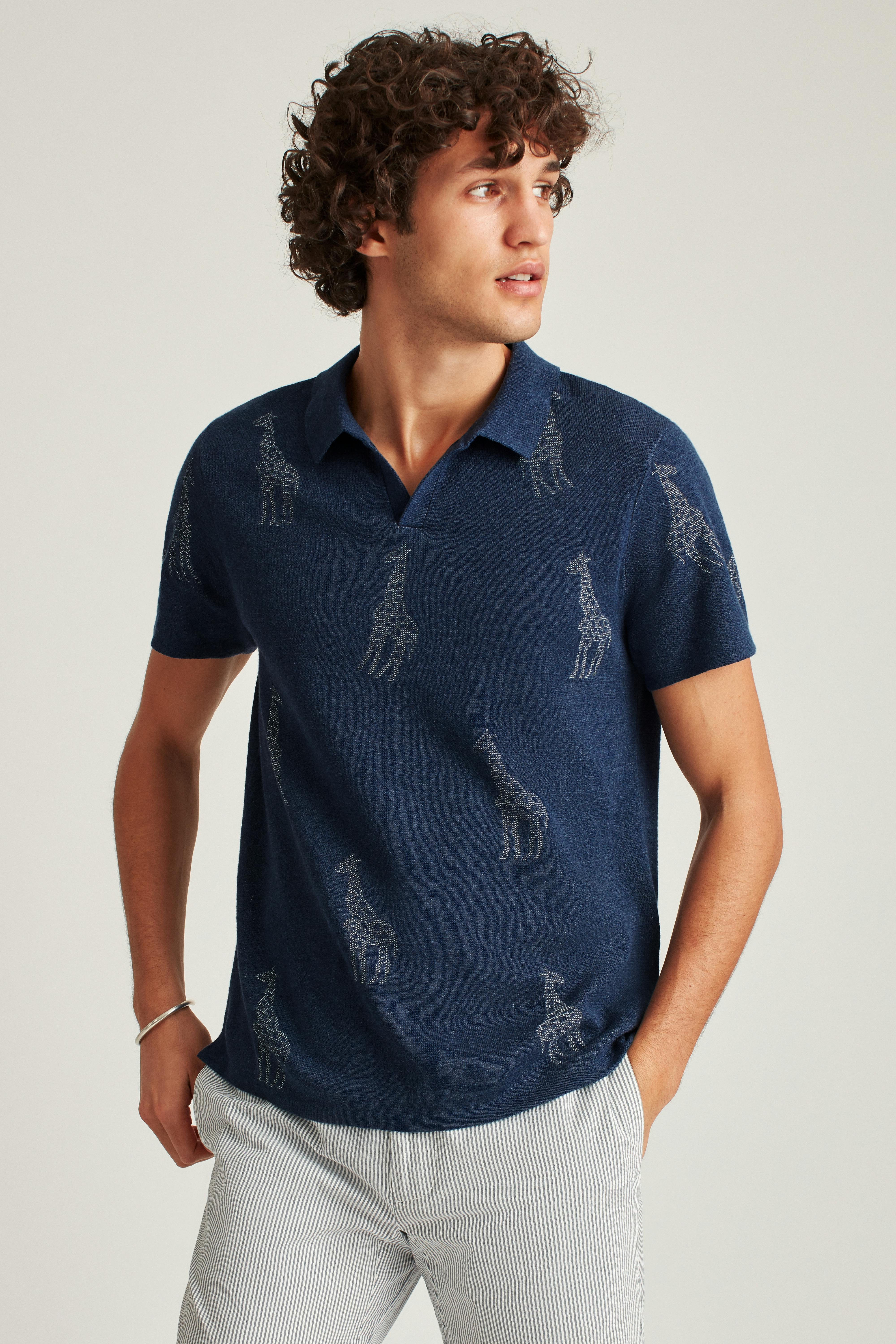 Short Sleeve Sweater Polo