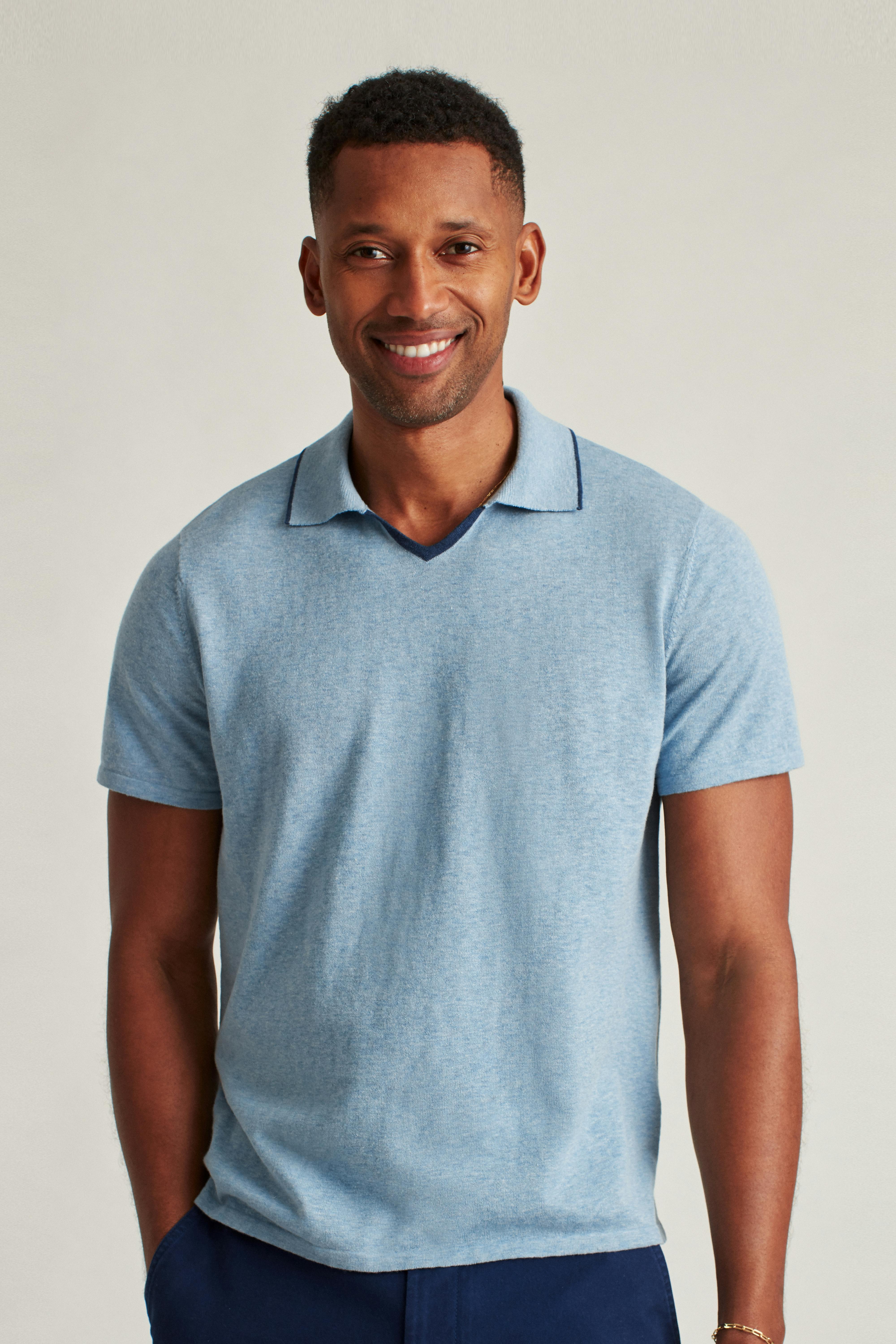 Short Sleeve Sweater Polo