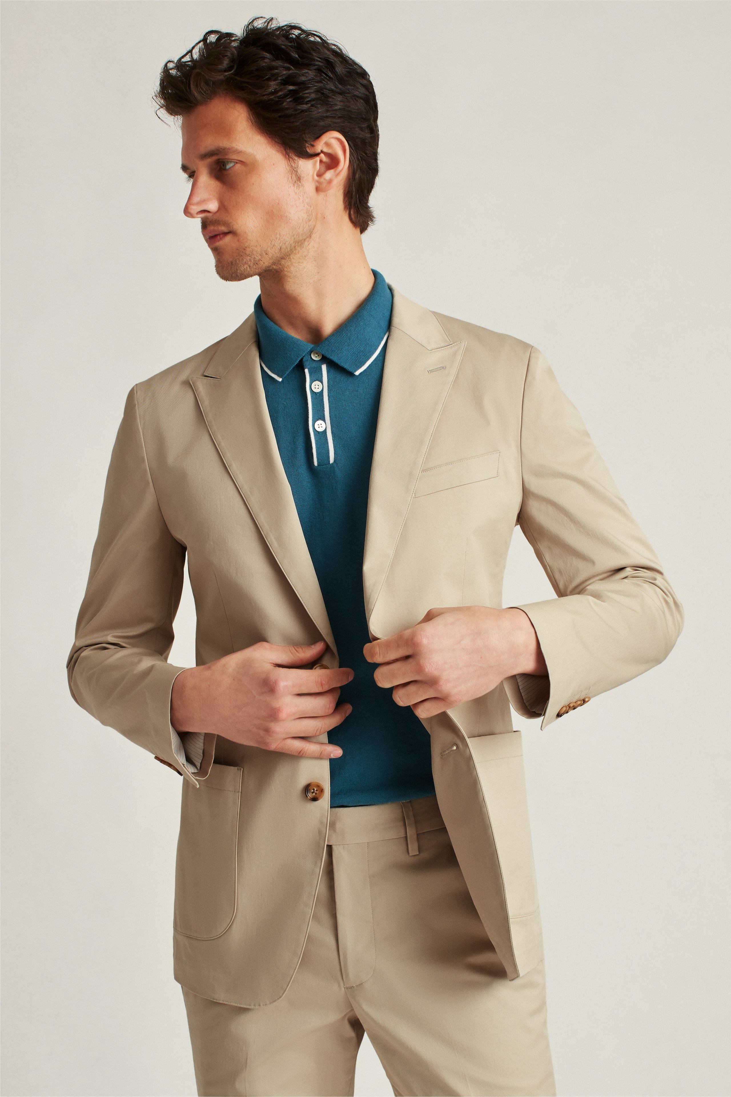 Italian Stretch Cotton Suit