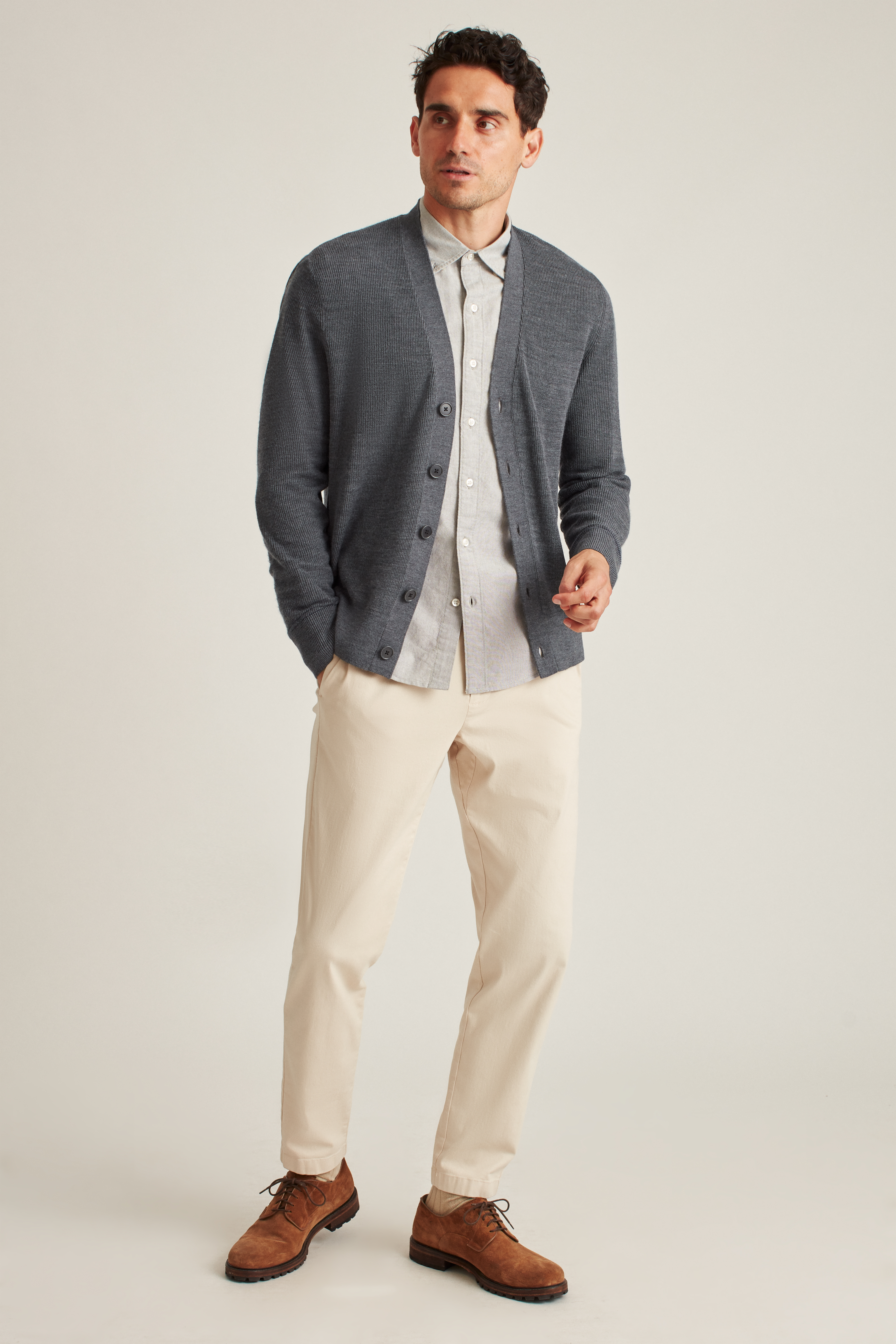 Merino Hybrid Cardigan | Bonobos
