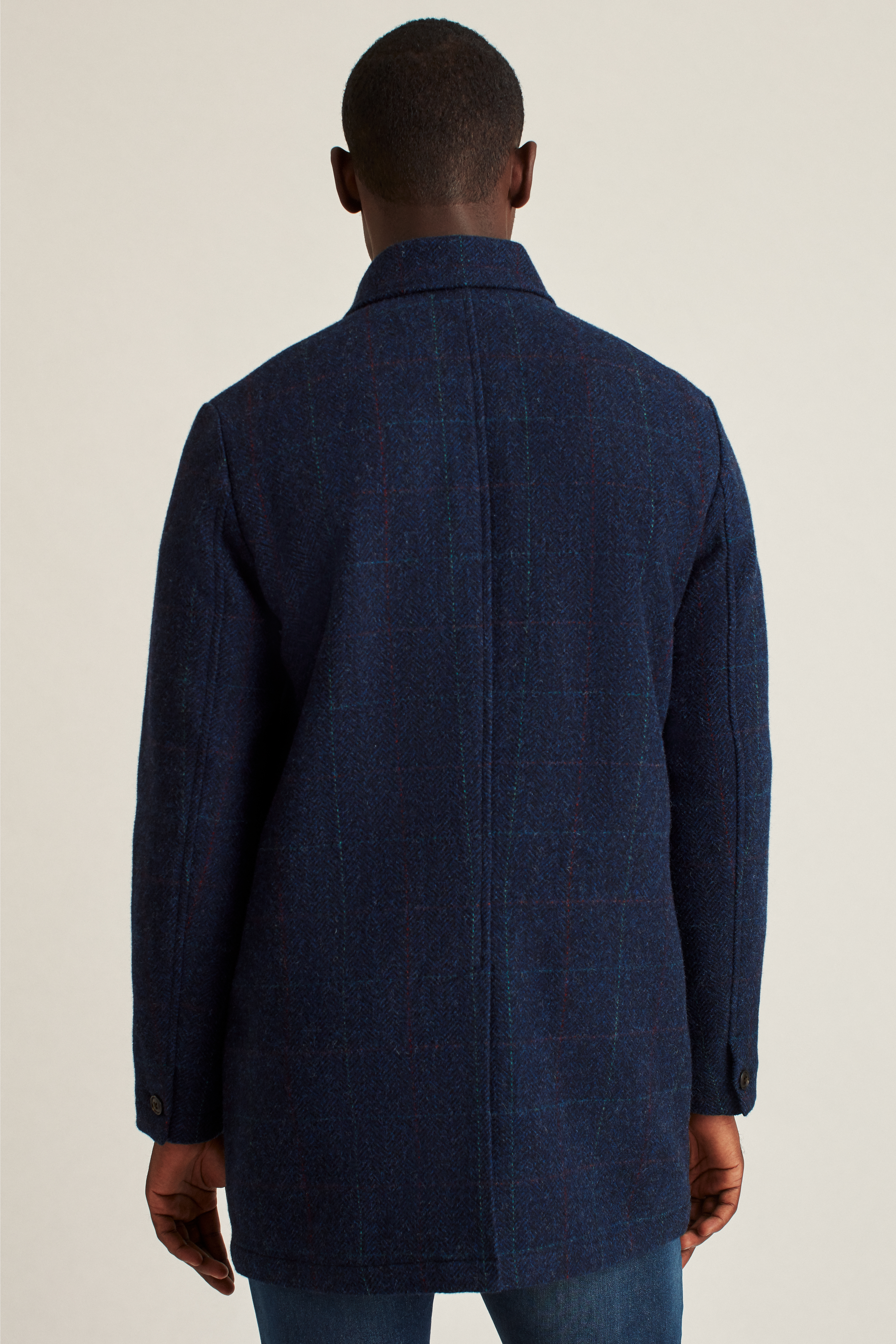 mens tweed car coat