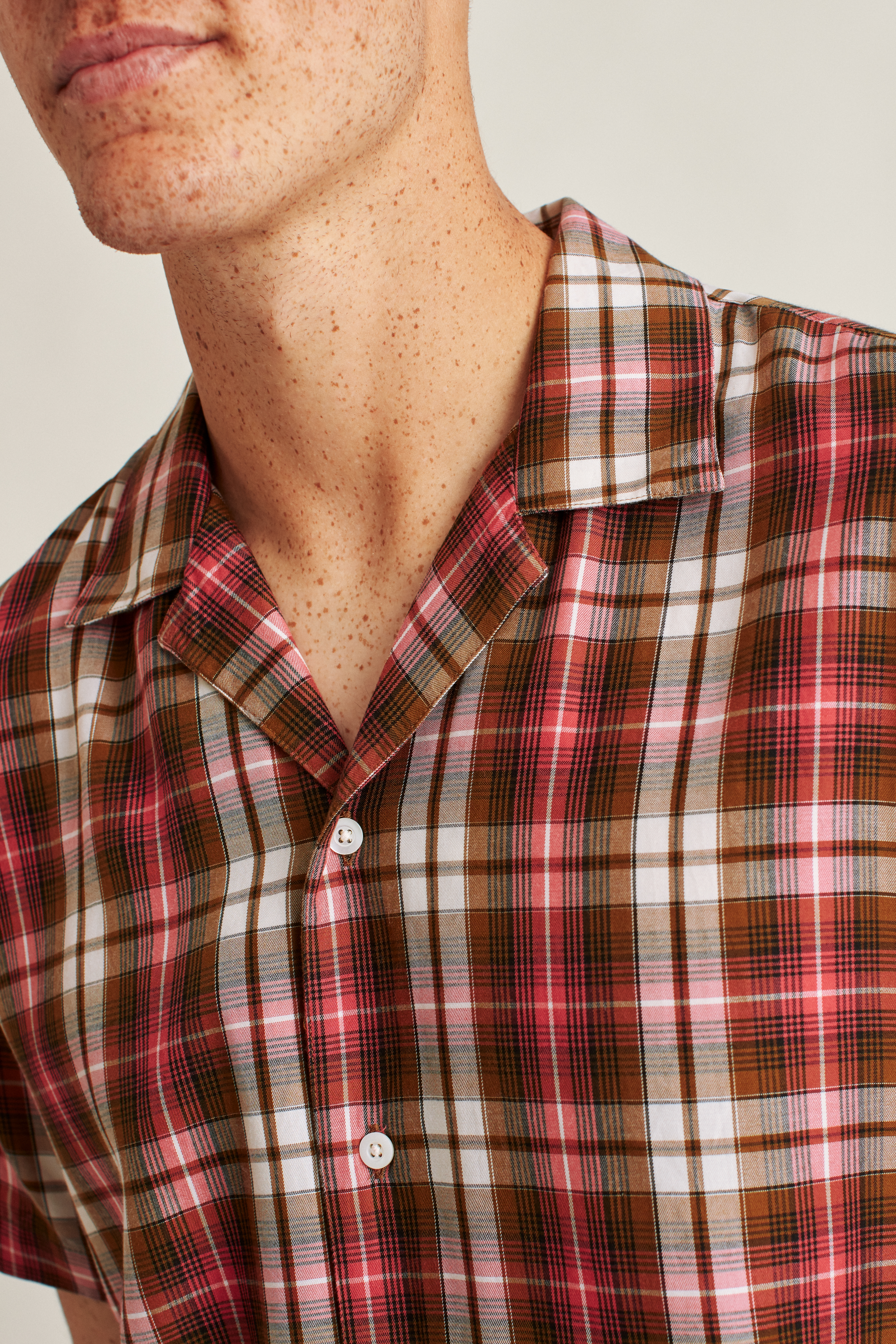 Relaxed Fit Camp Collar Shirt