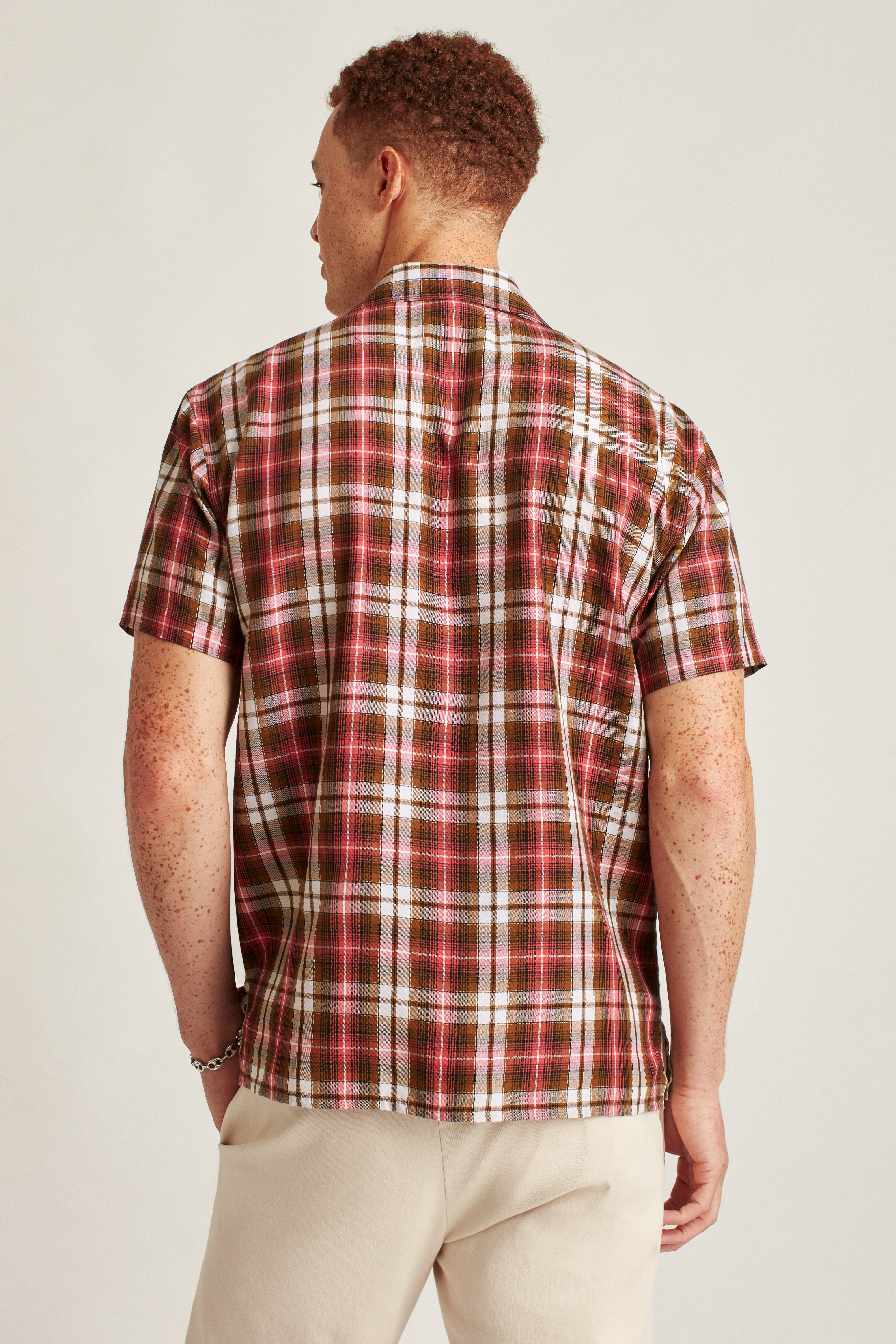 Relaxed Fit Camp Collar Shirt