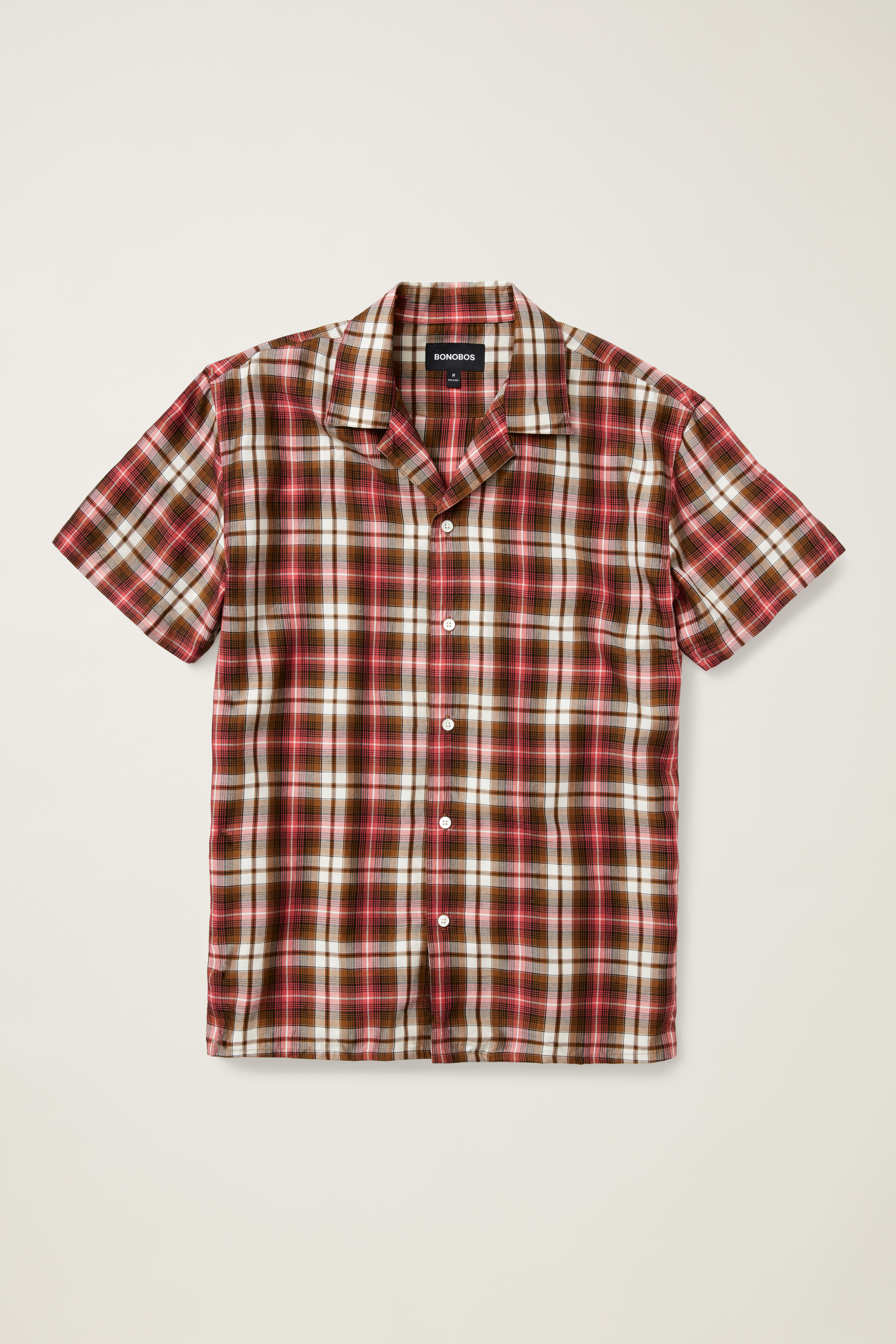 Relaxed Fit Camp Collar Shirt