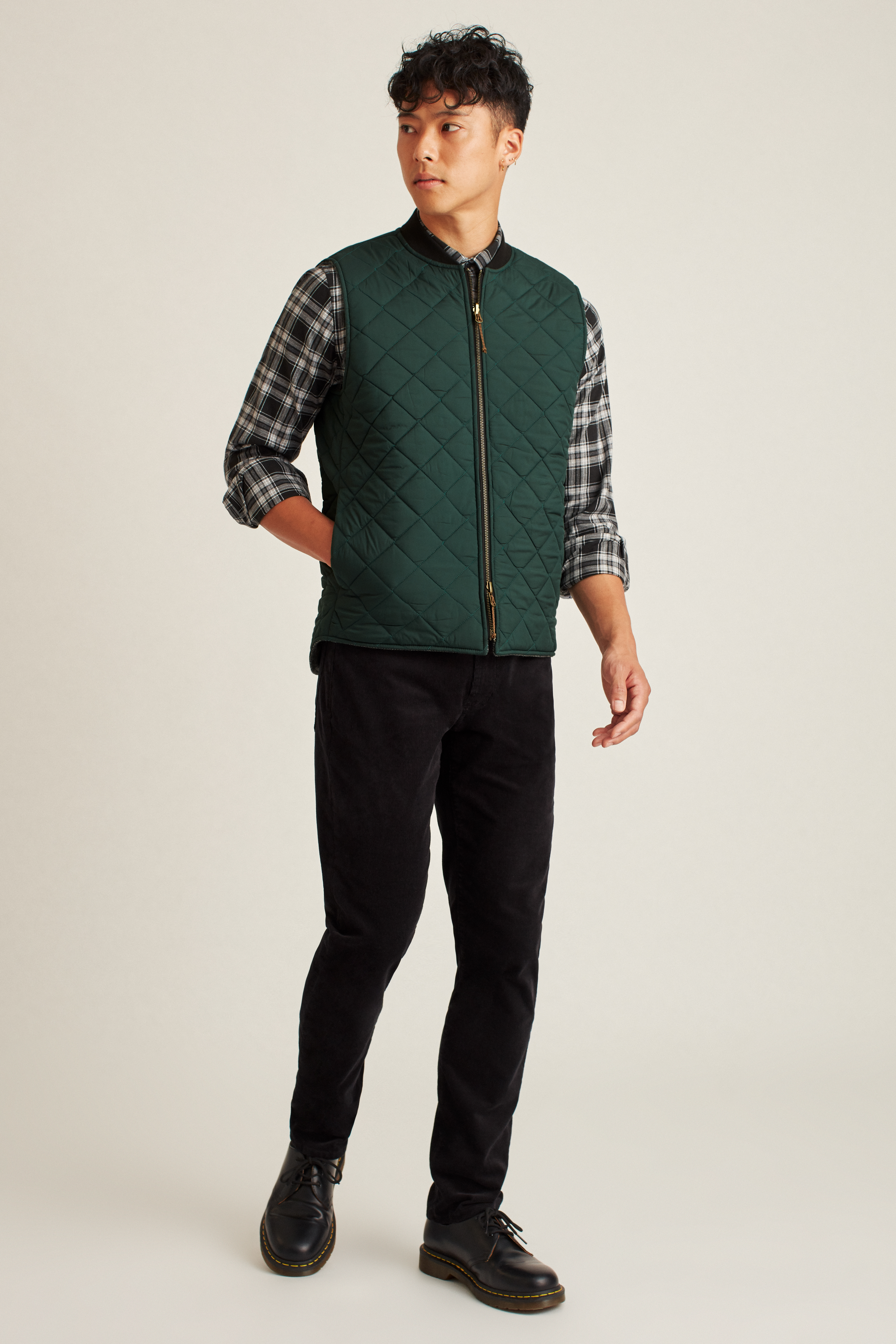 The Quilted Reversible Vest