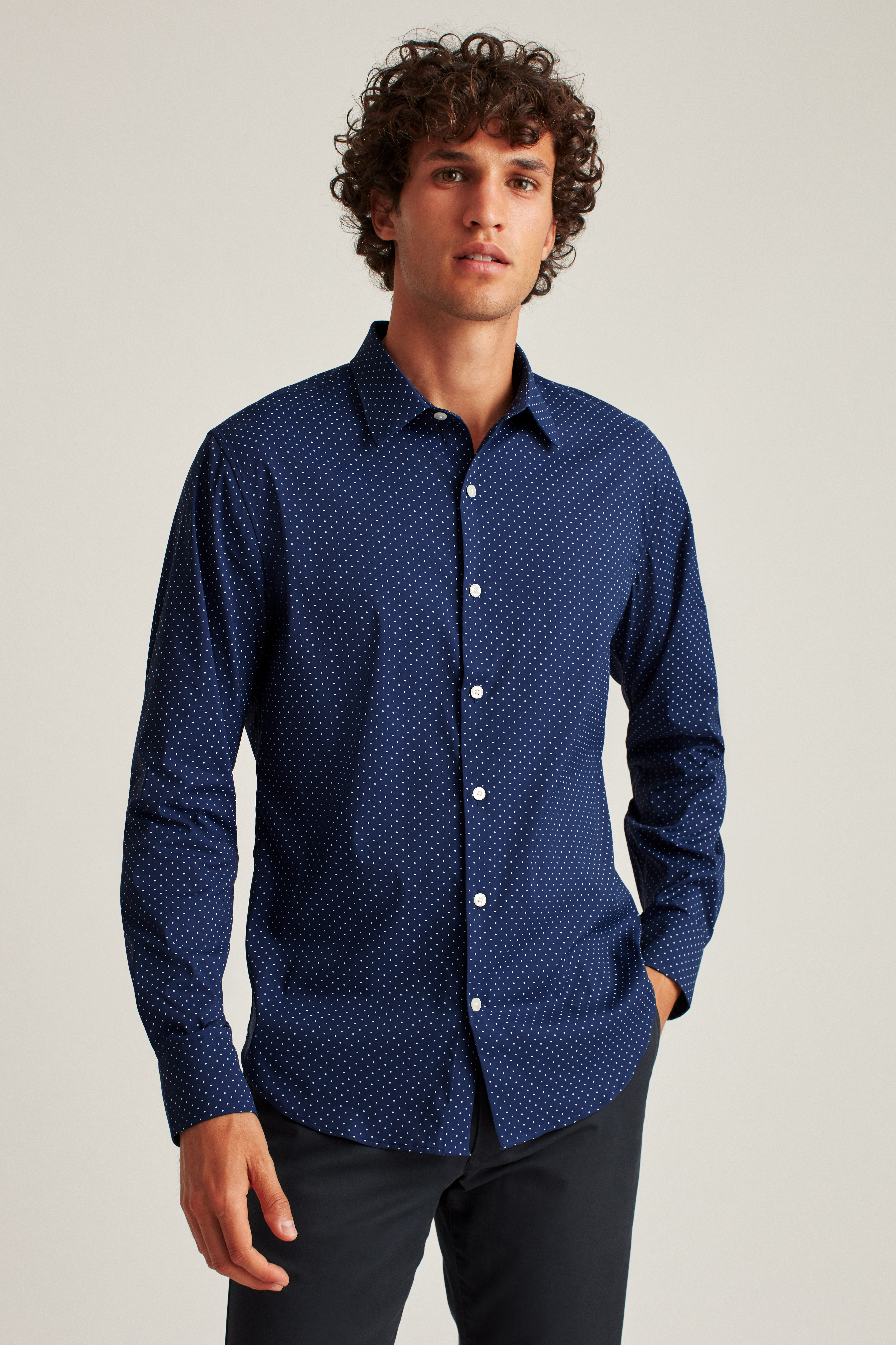 Tech Button Down Shirt