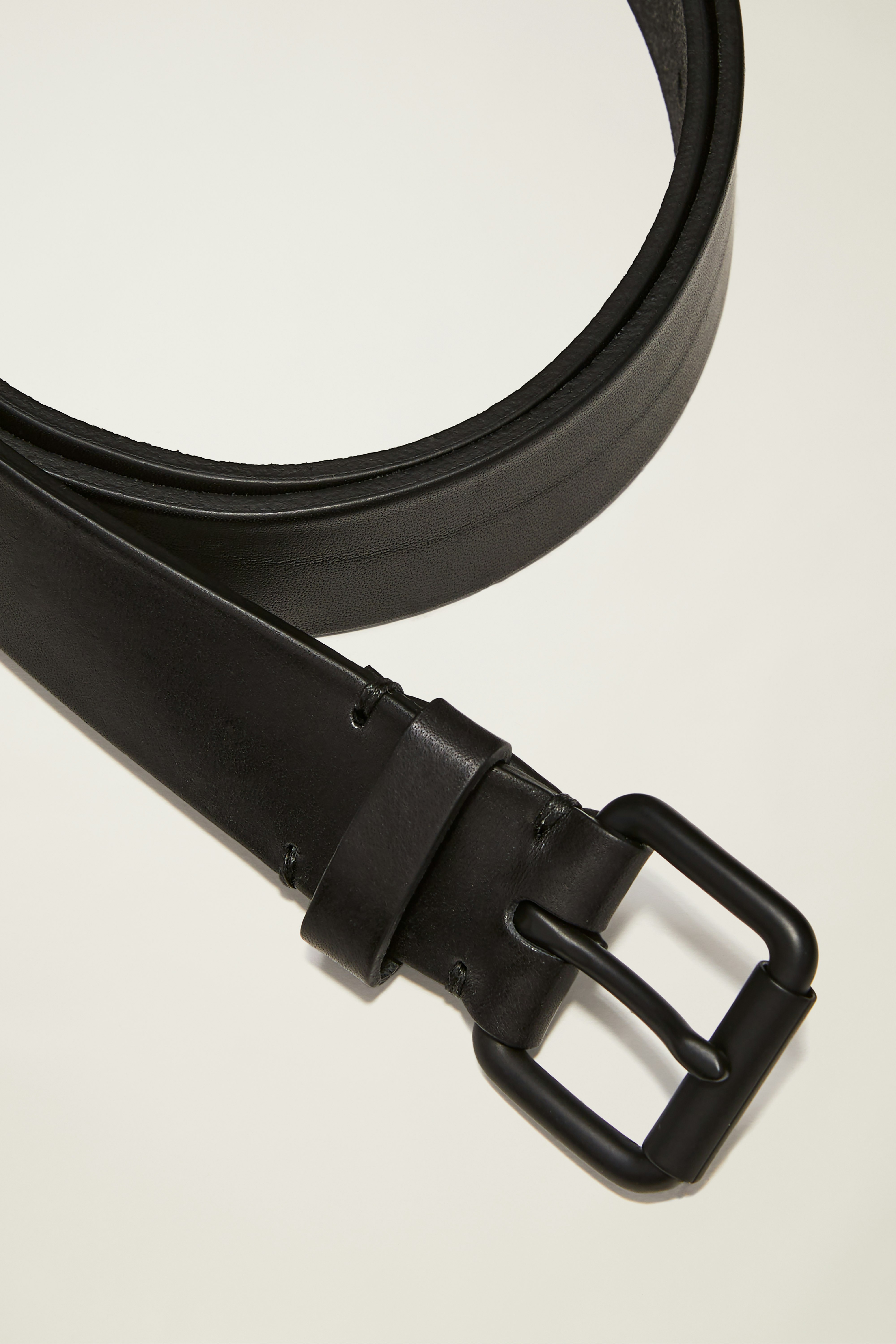 Men's Monochrome Leather Belt