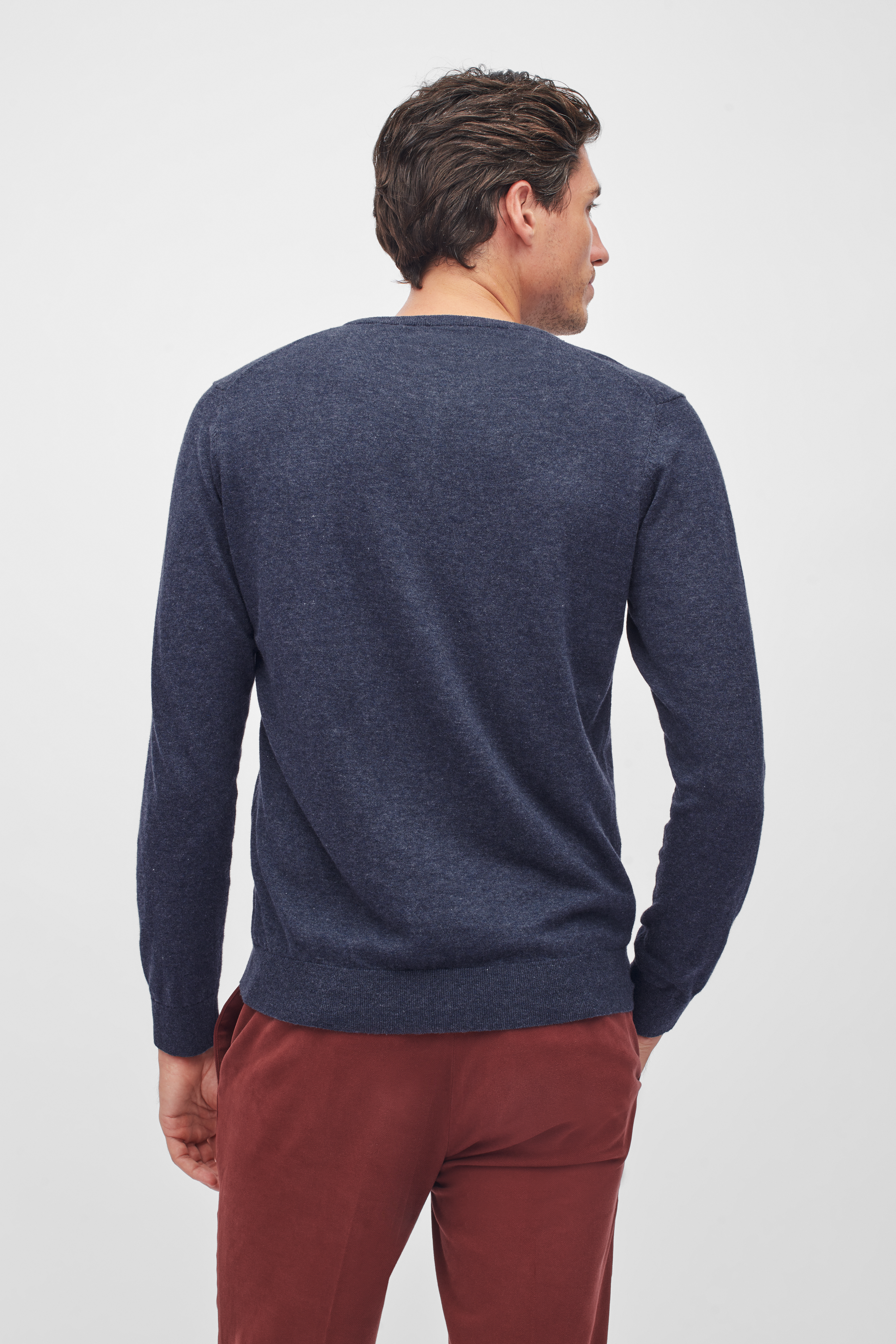 Lightweight Cotton Sweater Henley