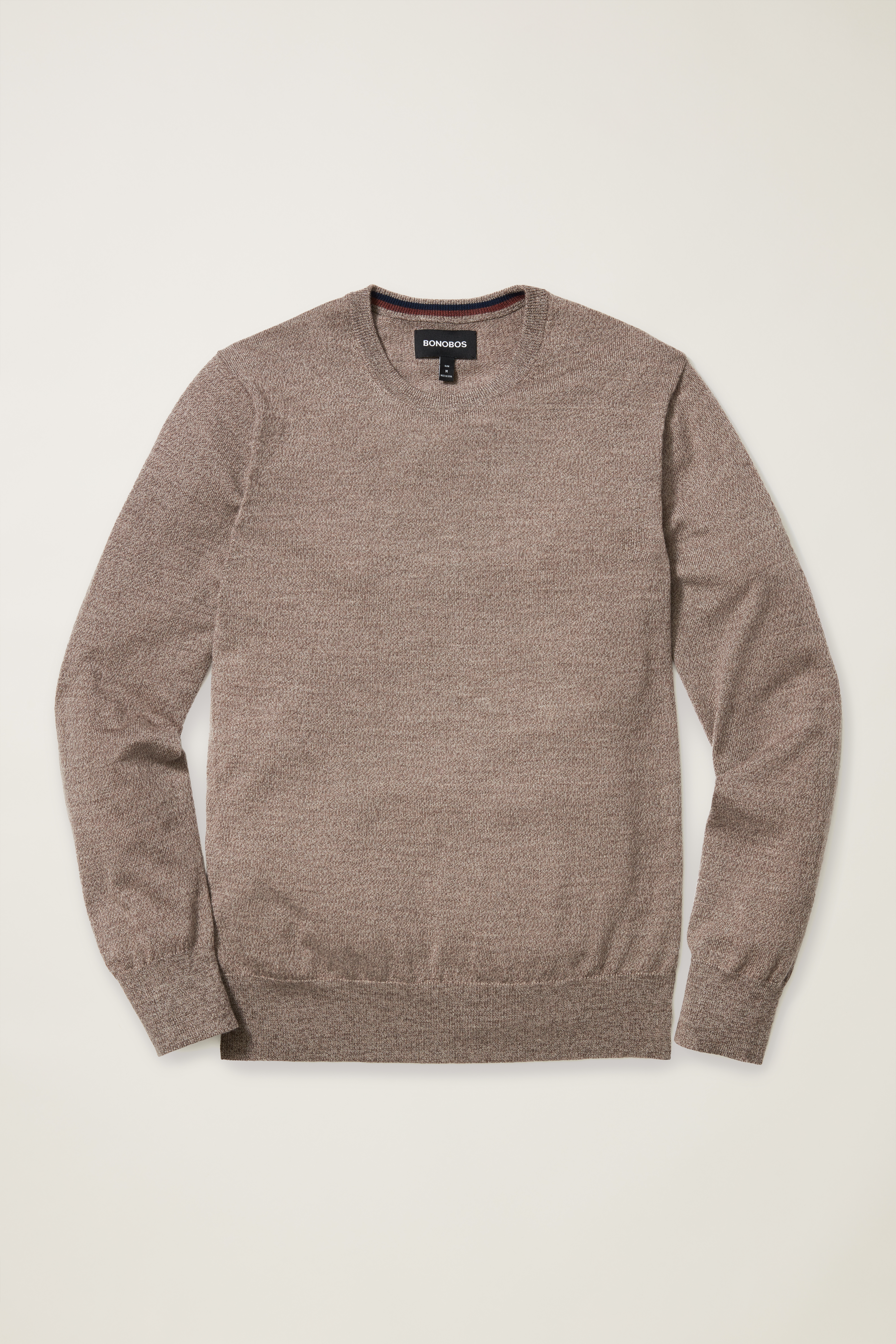 Washable Merino Wool Crew Neck Sweater