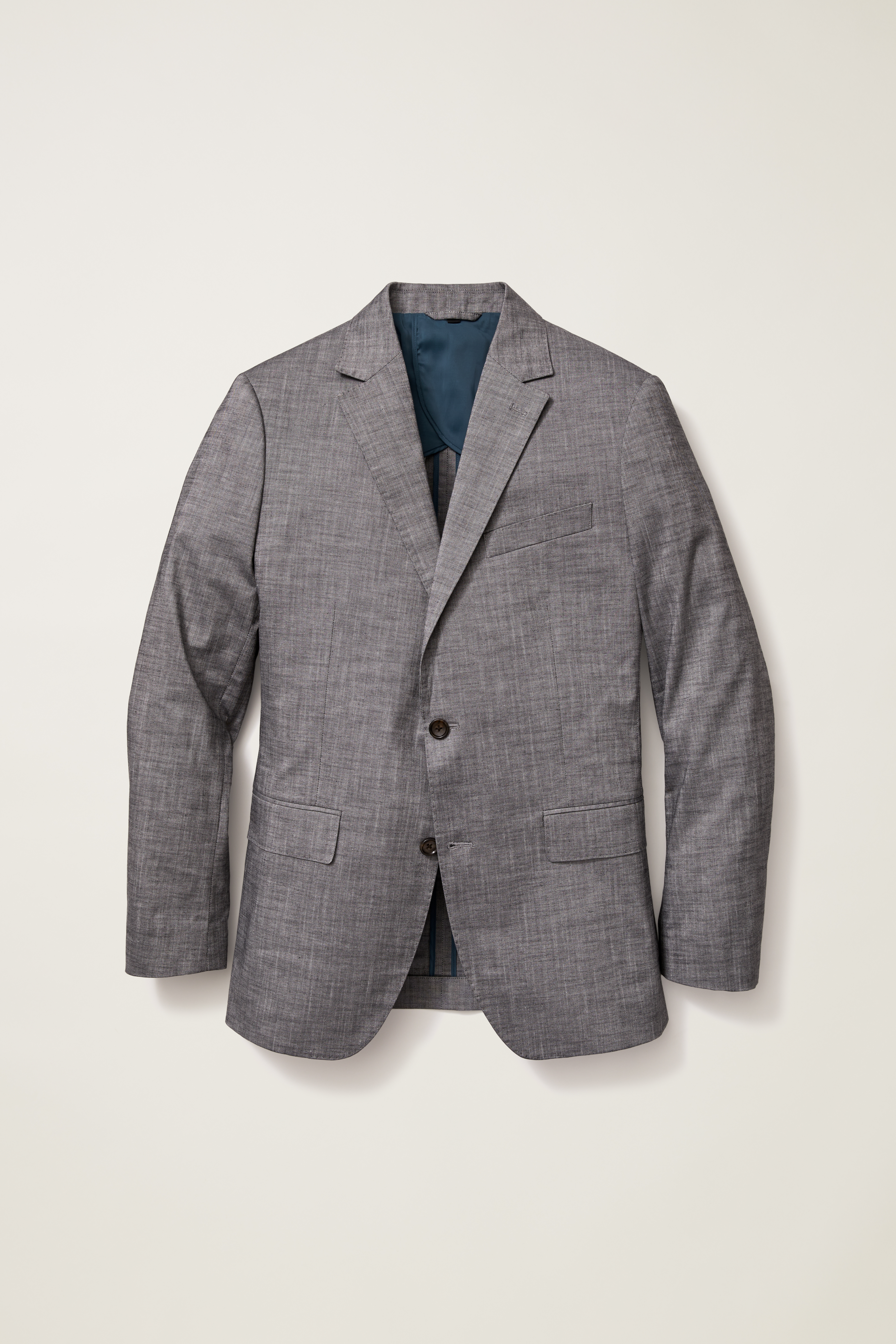 Stretch Chambray Suit Jacket