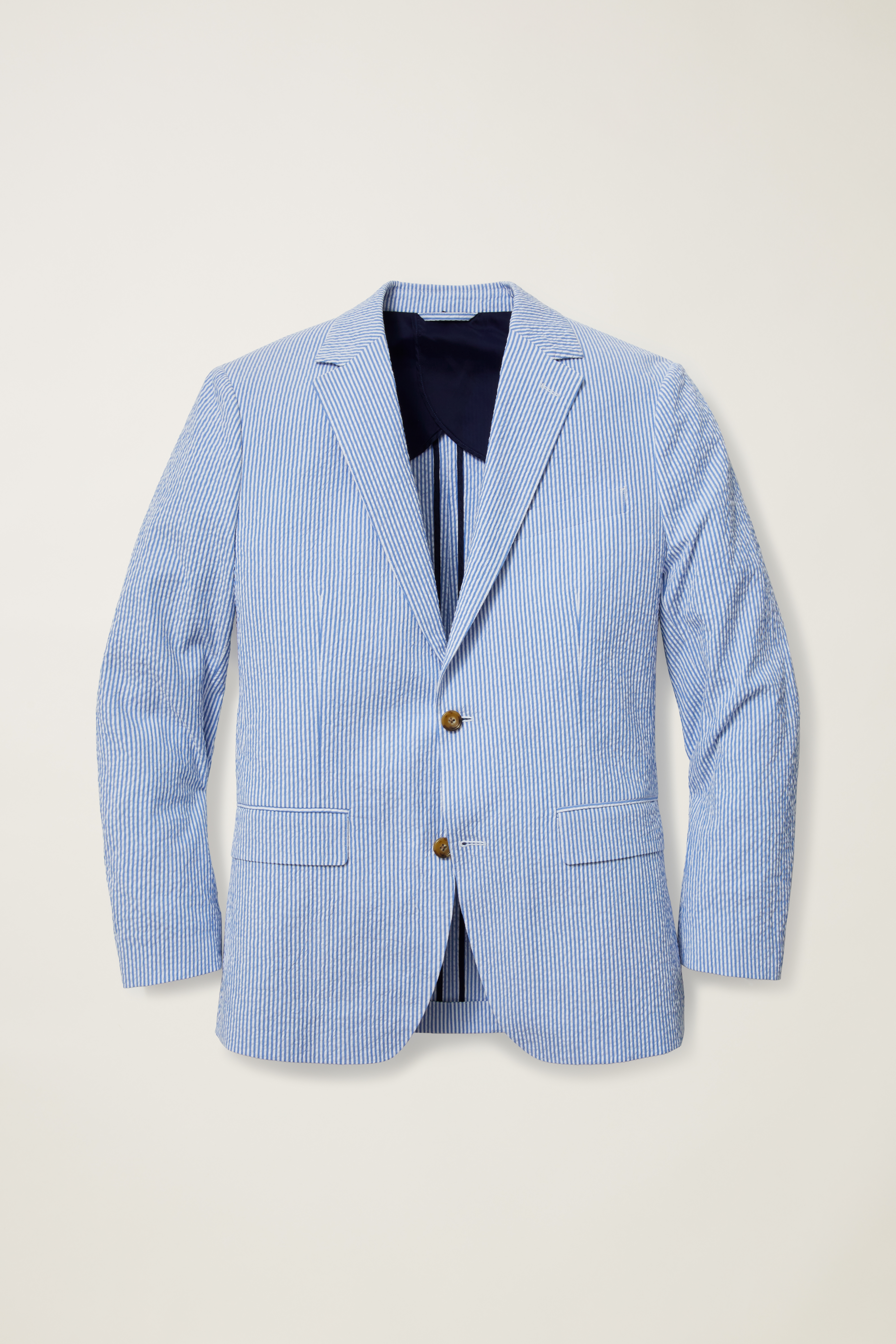 Italian Stretch Seersucker Suit Jacket