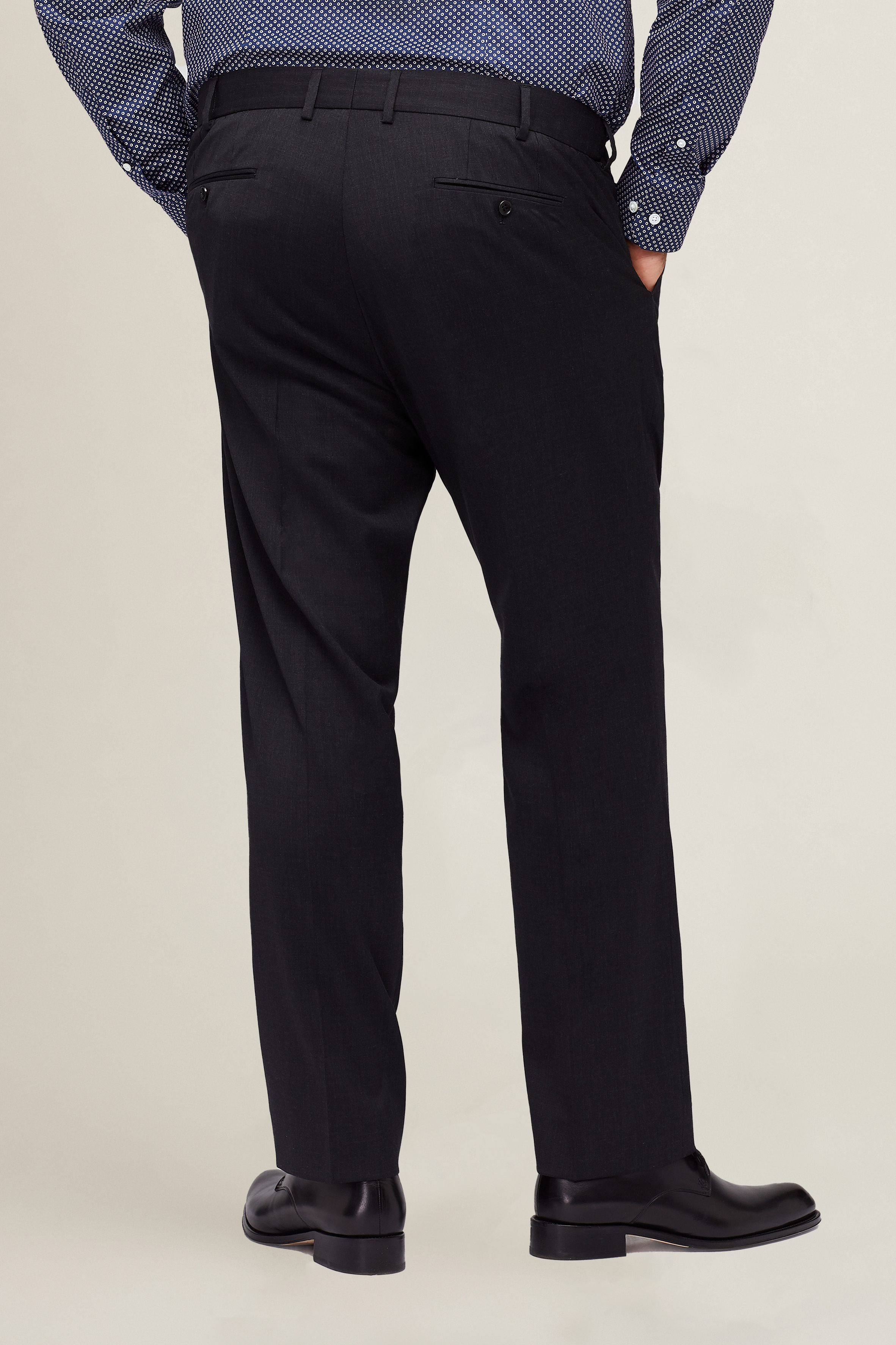 Big & Tall Stretch Wool Suit Pants