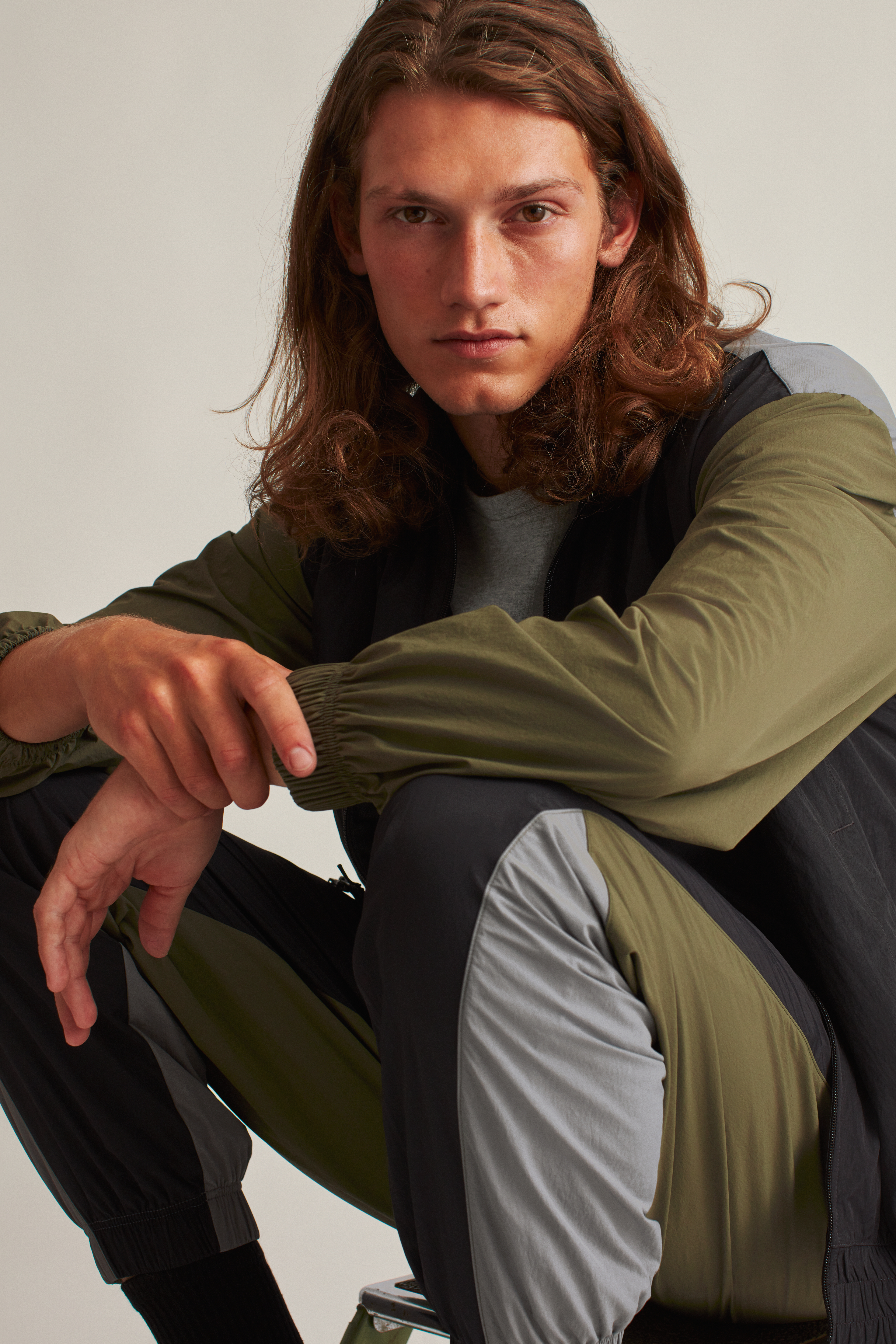 Nylon Windbreaker Pant