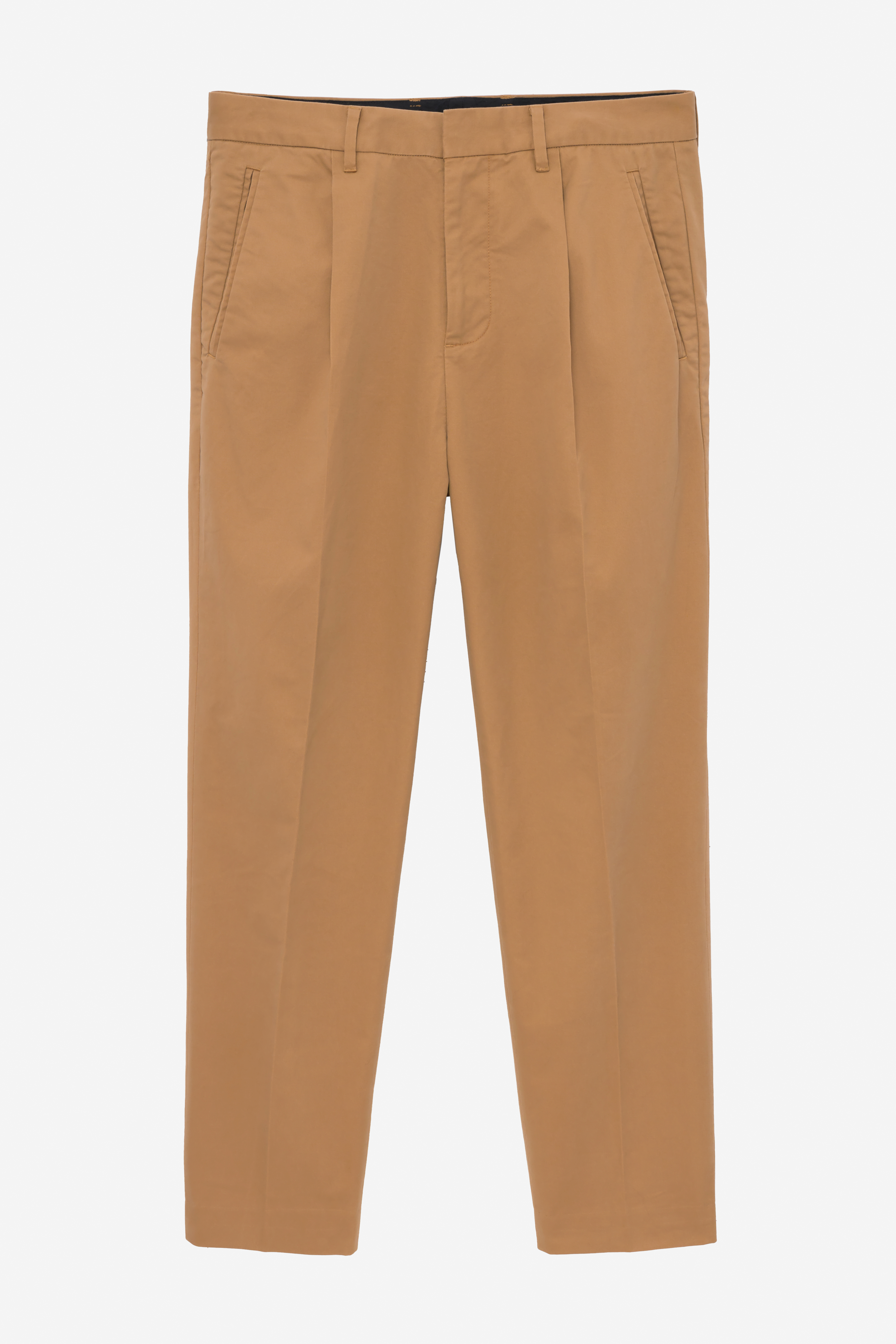 Pleated Stretch Chinos