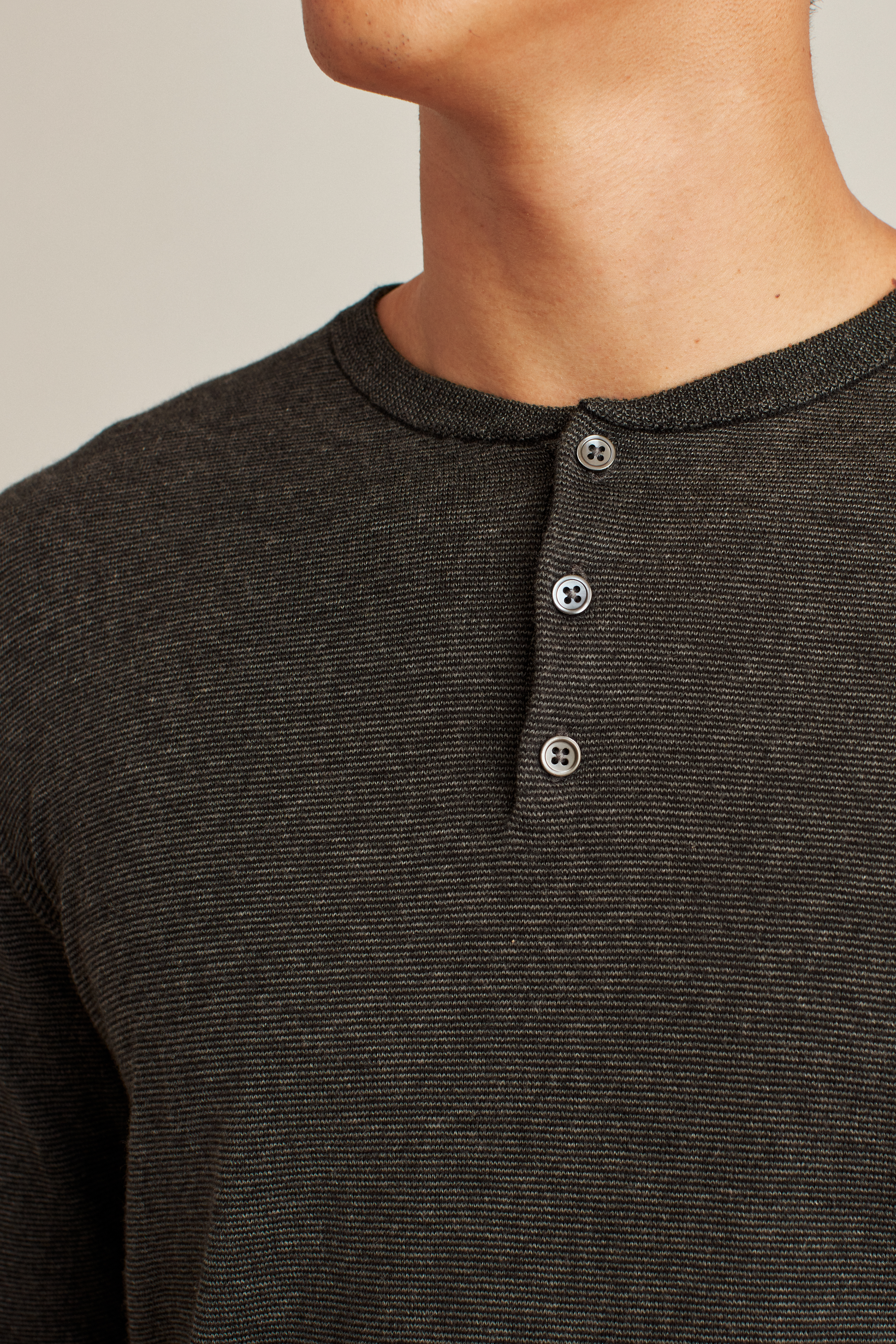 Lightweight Sweater Henley