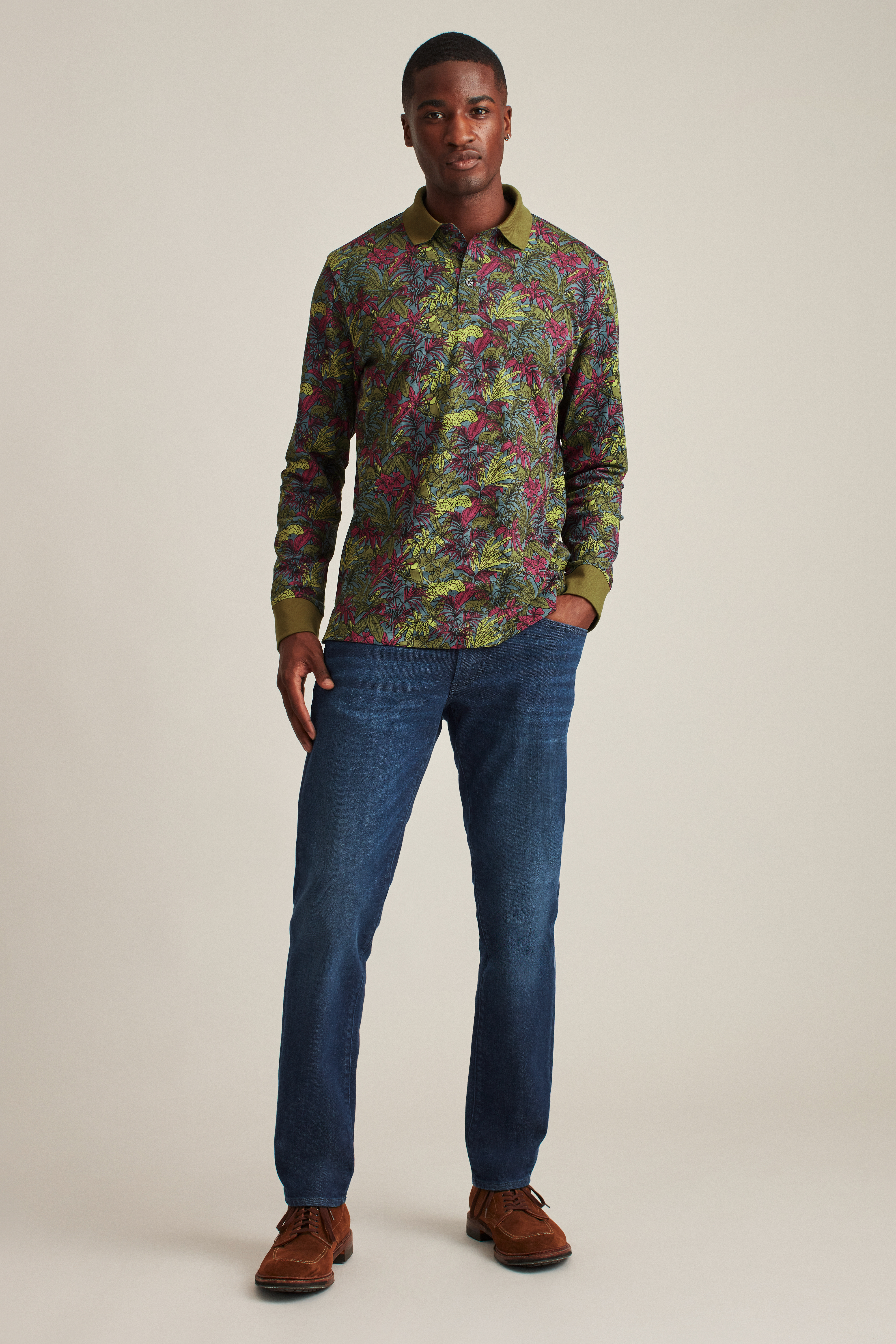 Product Focus: Cotton Pique Long-Sleeved Polo – Rampley and Co