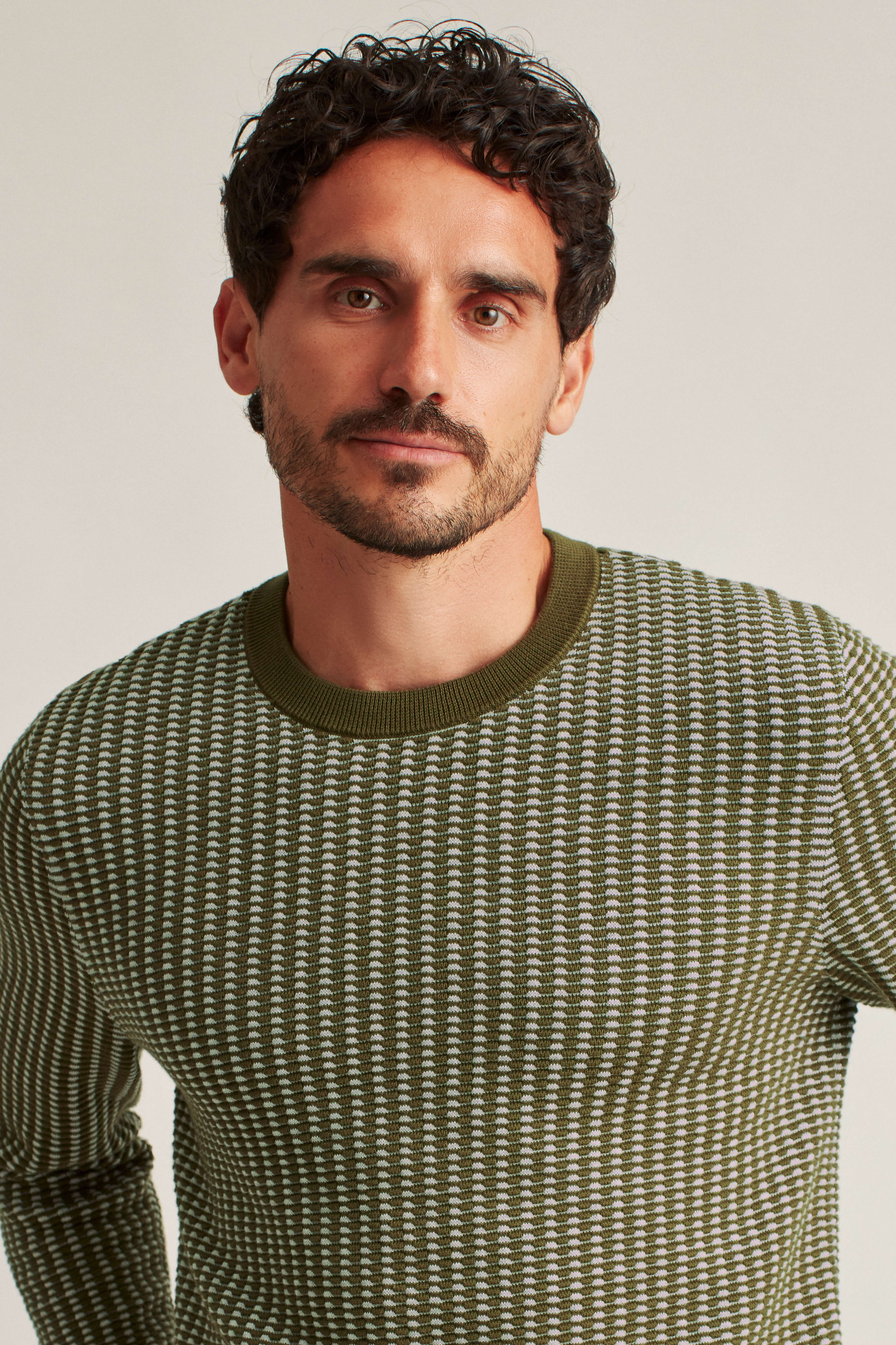 Textured Stripe Cotton Sweater | Bonobos