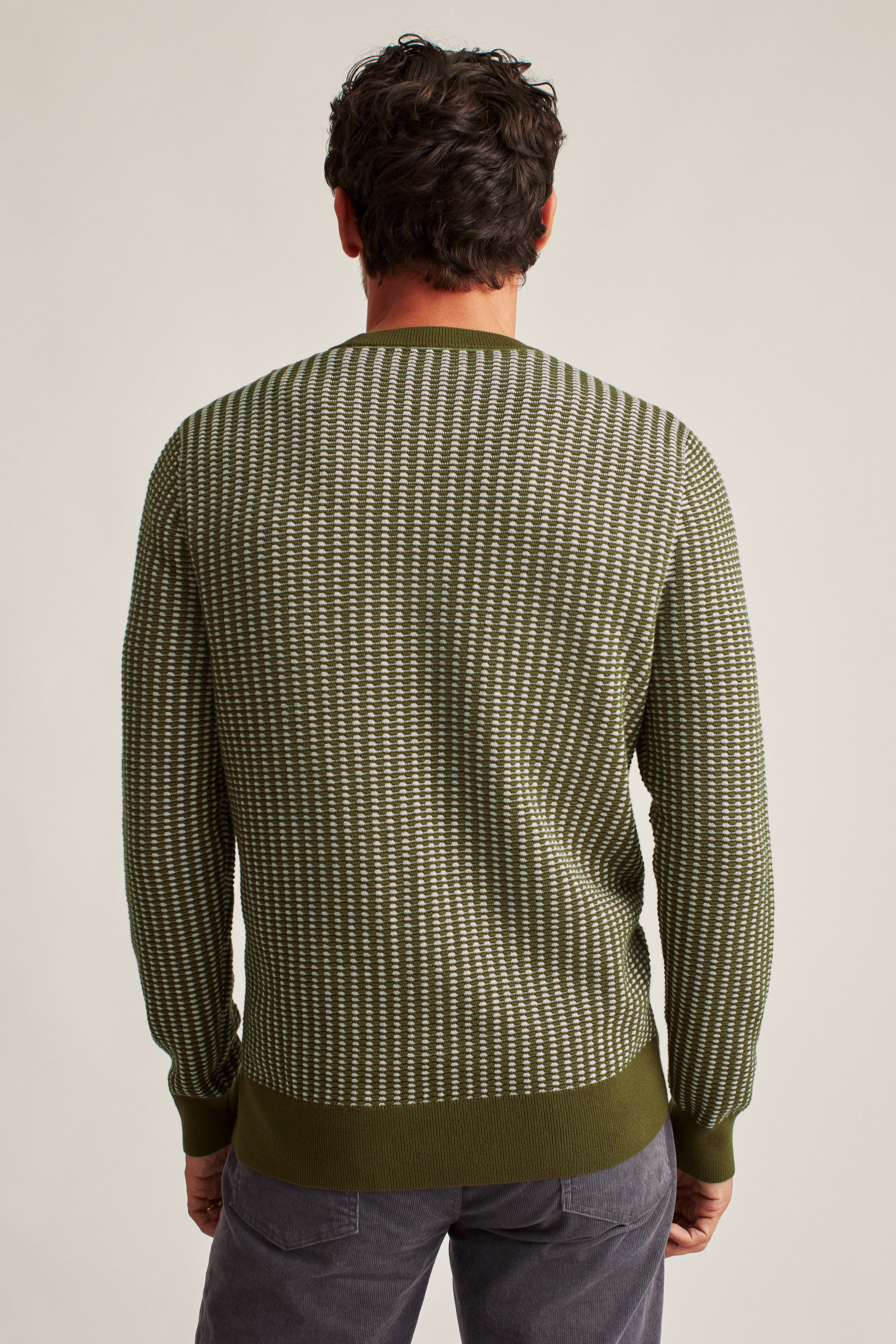 Textured Stripe Cotton Sweater | Bonobos