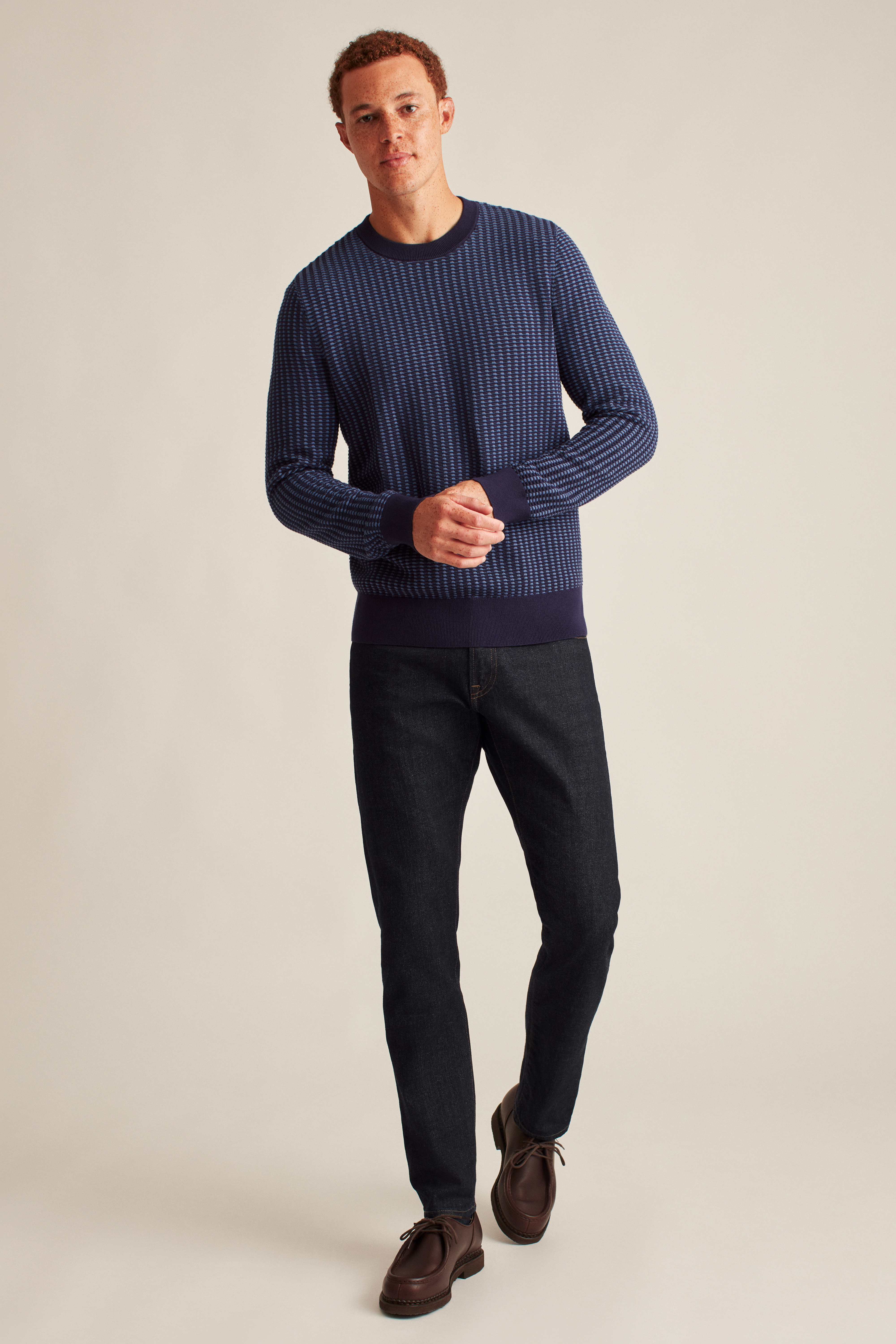 Textured Stripe Cotton Sweater | Bonobos