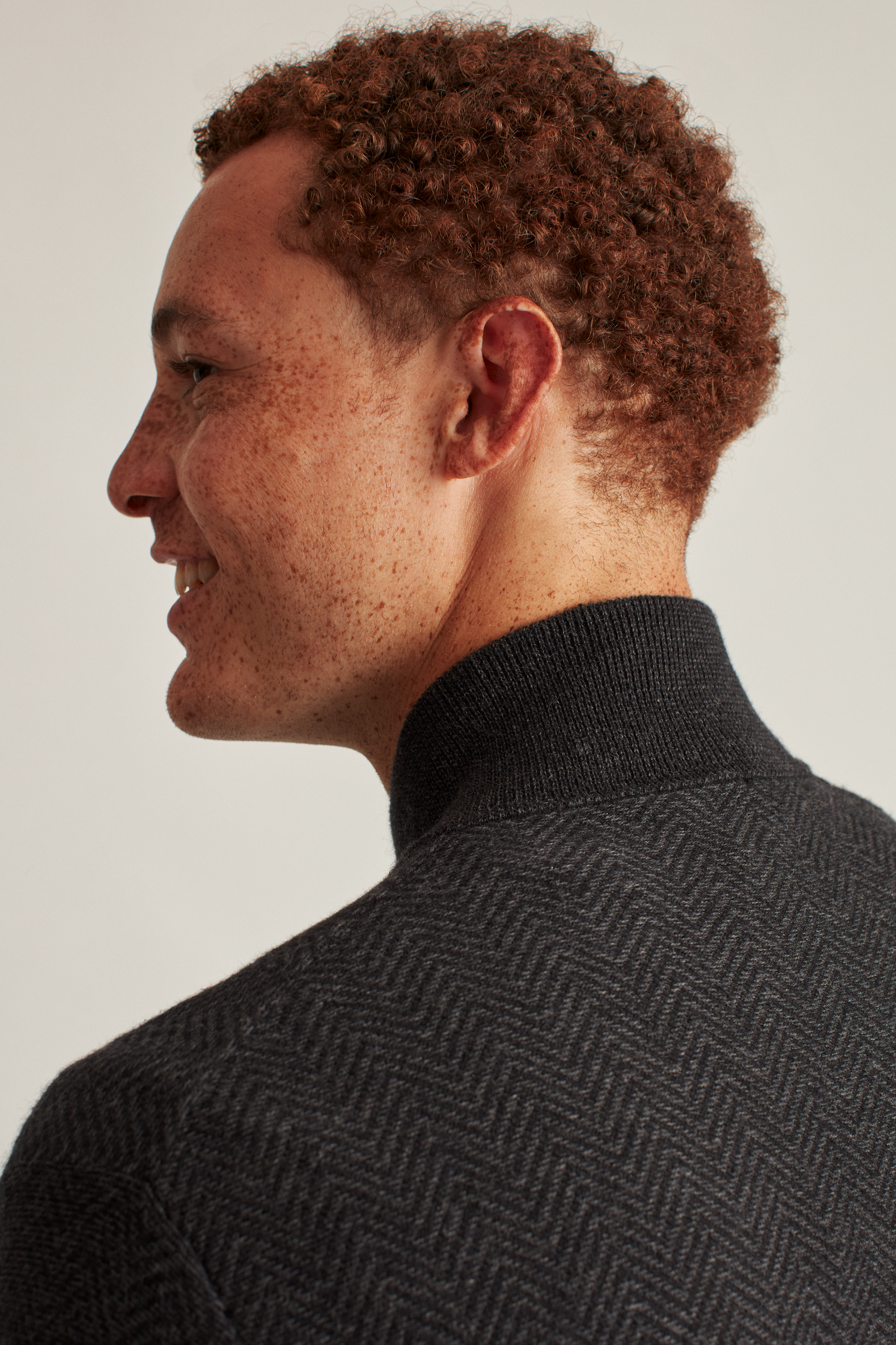 Cotton Cashmere Full-Zip Jacket