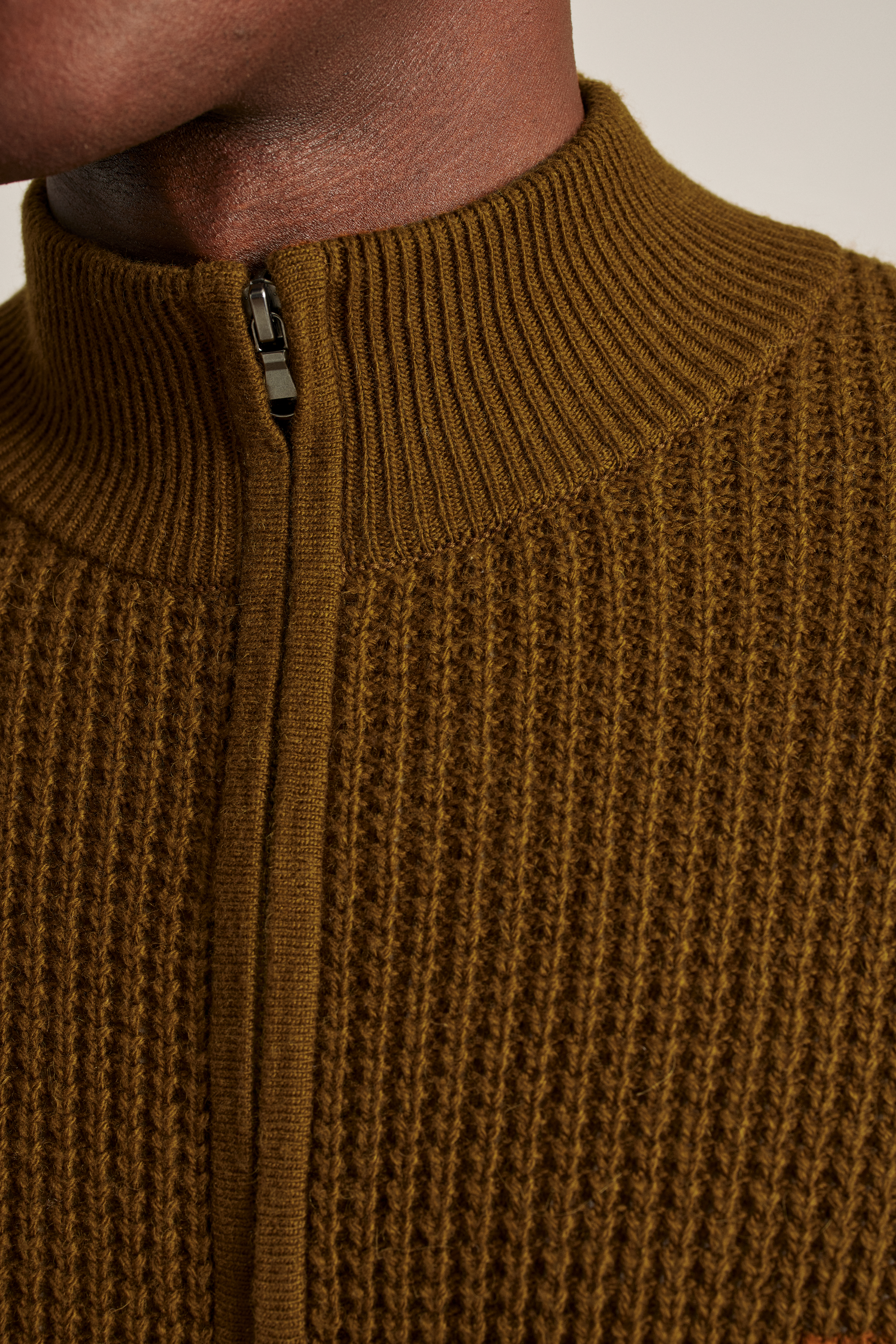 Waffle Full-Zip Sweater | Bonobos