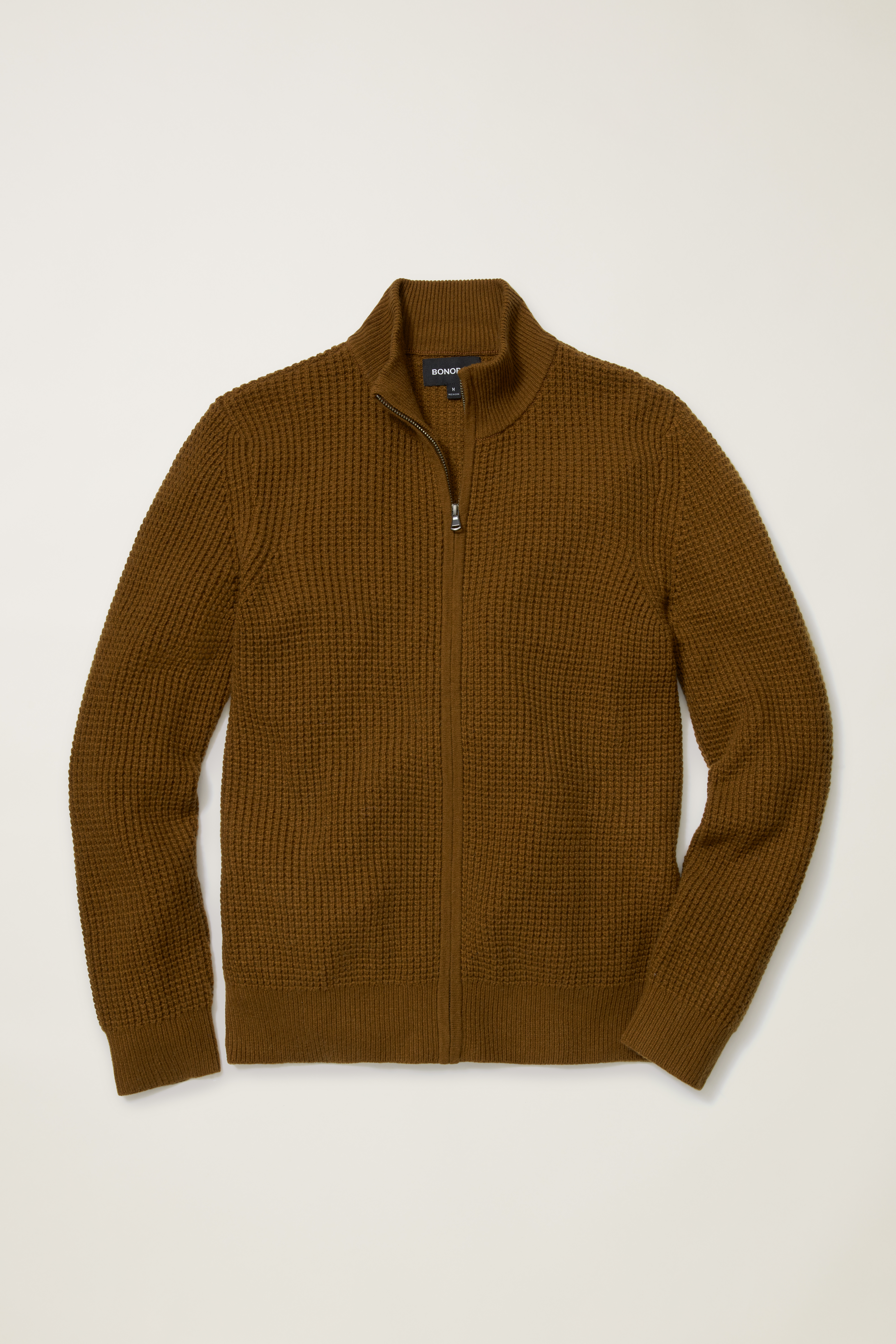 Waffle Full-Zip Sweater | Bonobos