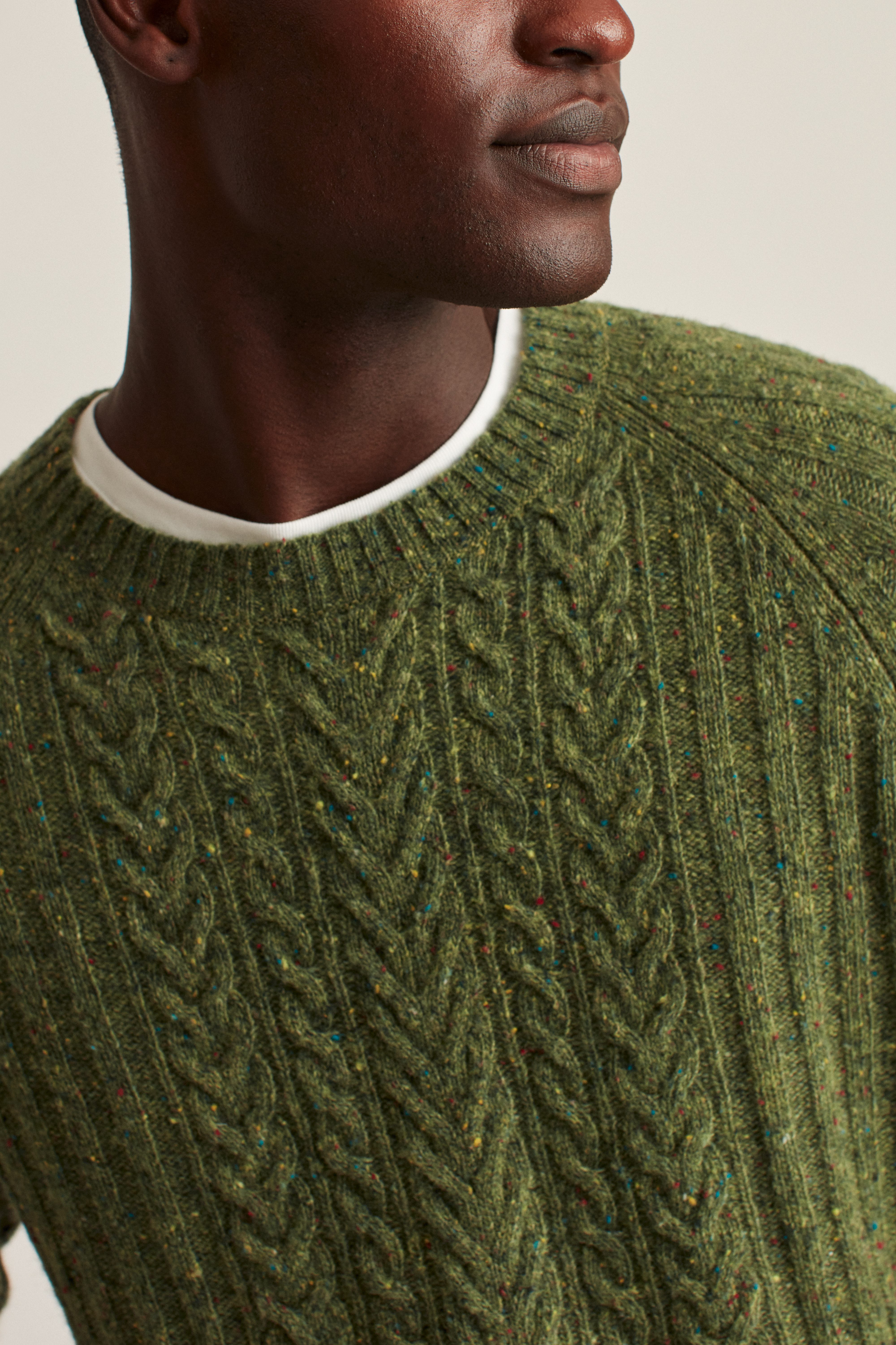 Donegal Cable Crew Neck | Bonobos