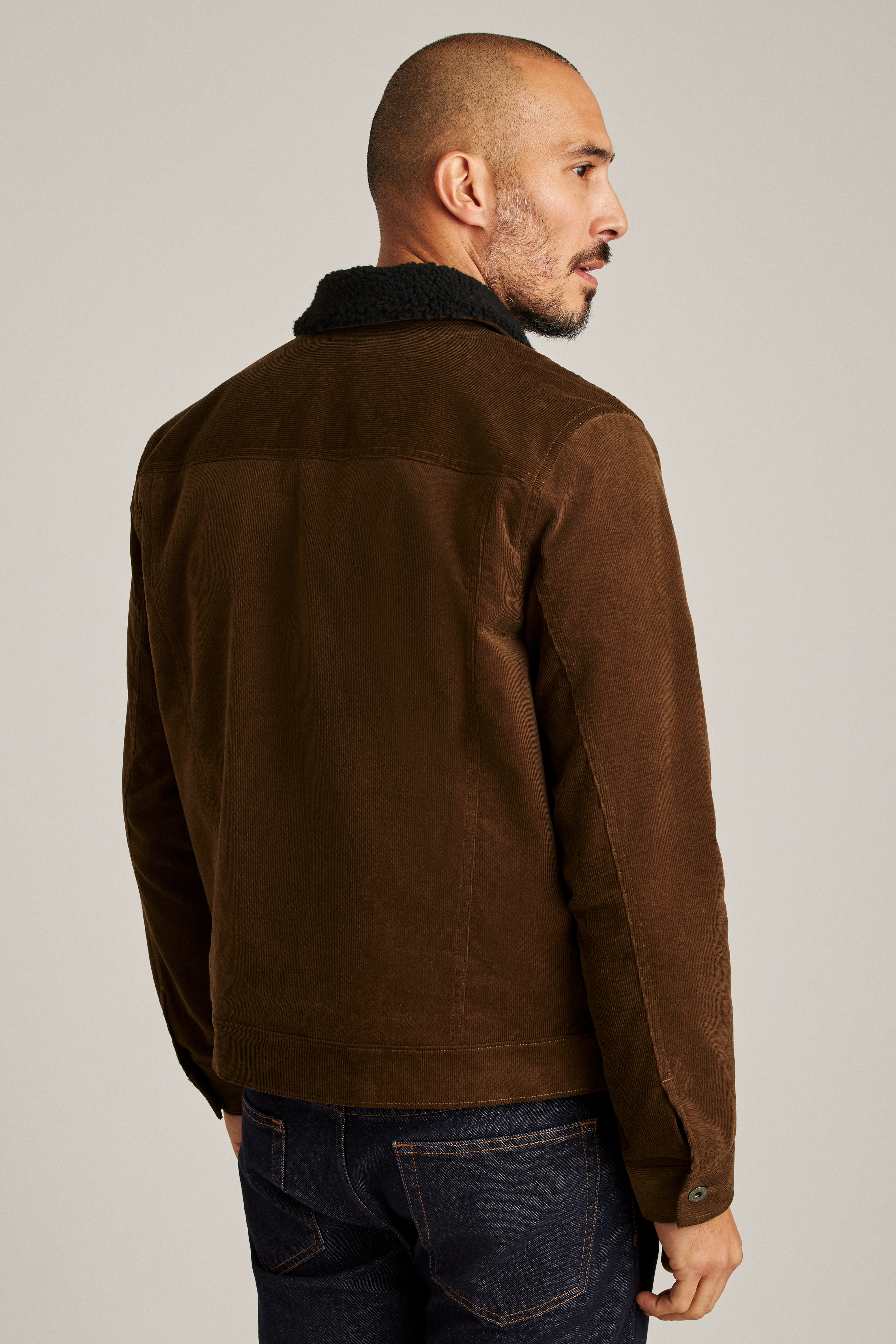 Sherpa Lined Cord Jacket | Bonobos