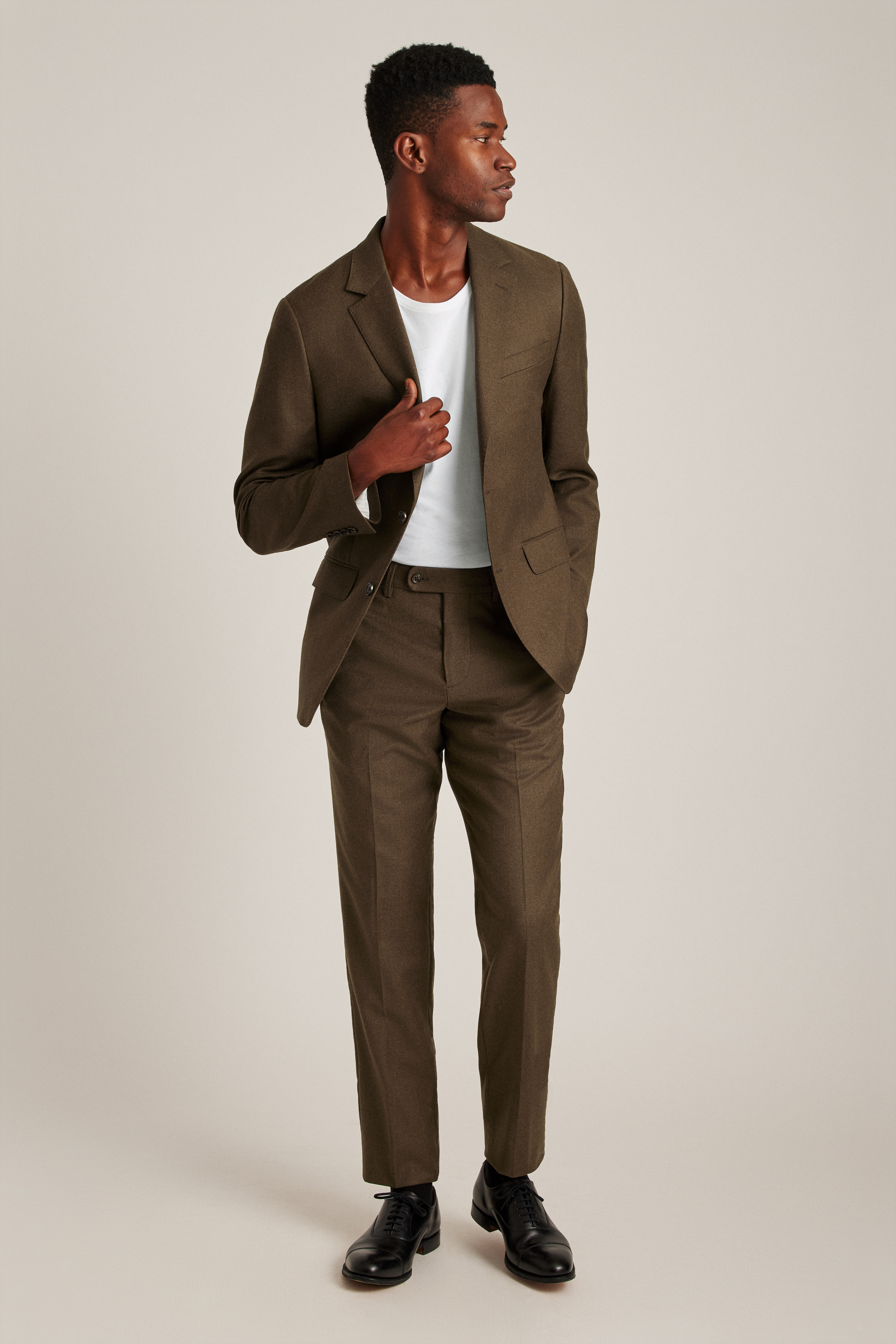 Italian Stretch Brushed Wool Suit Jacket | Bonobos