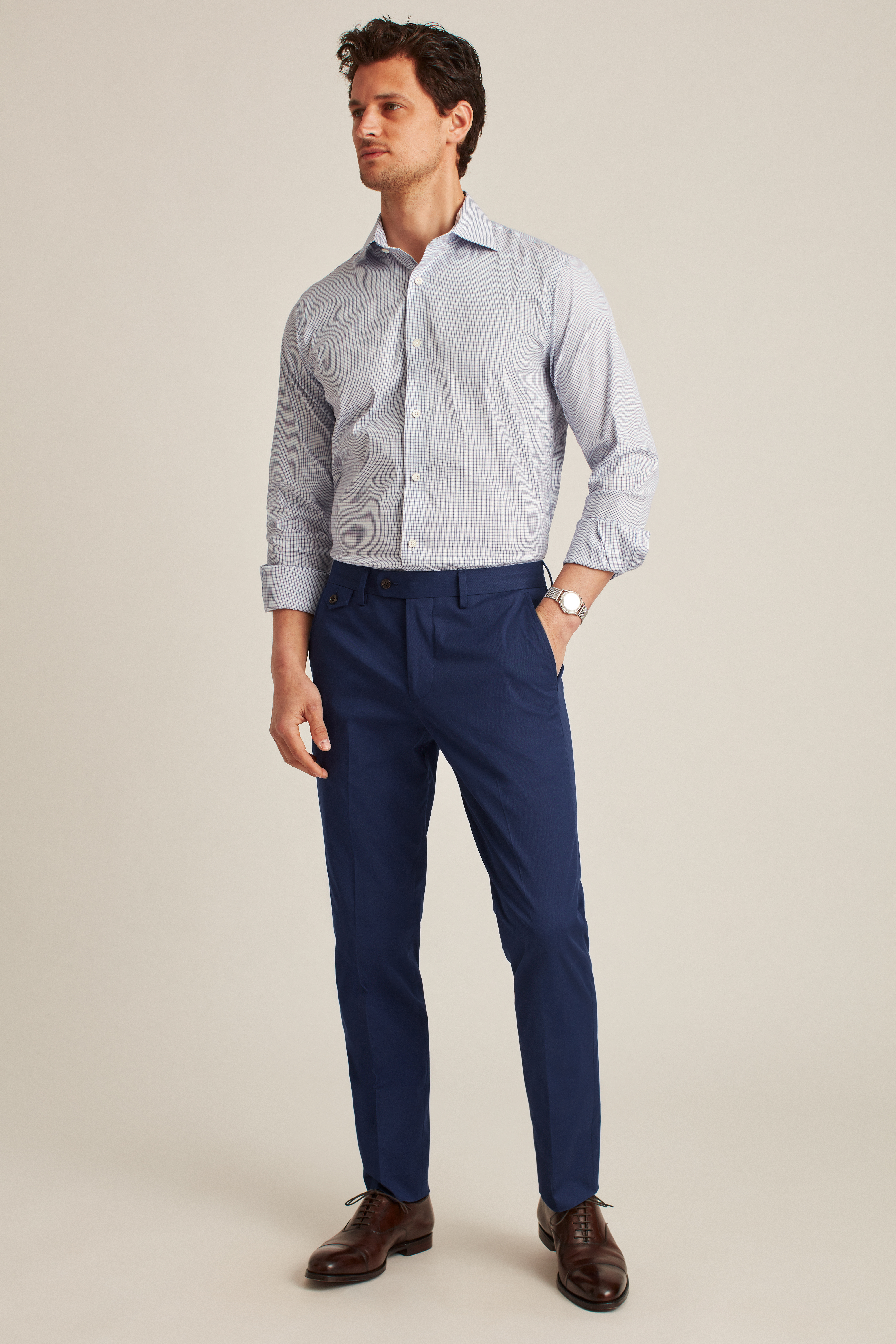 Italian Stretch Cotton Suit Pant