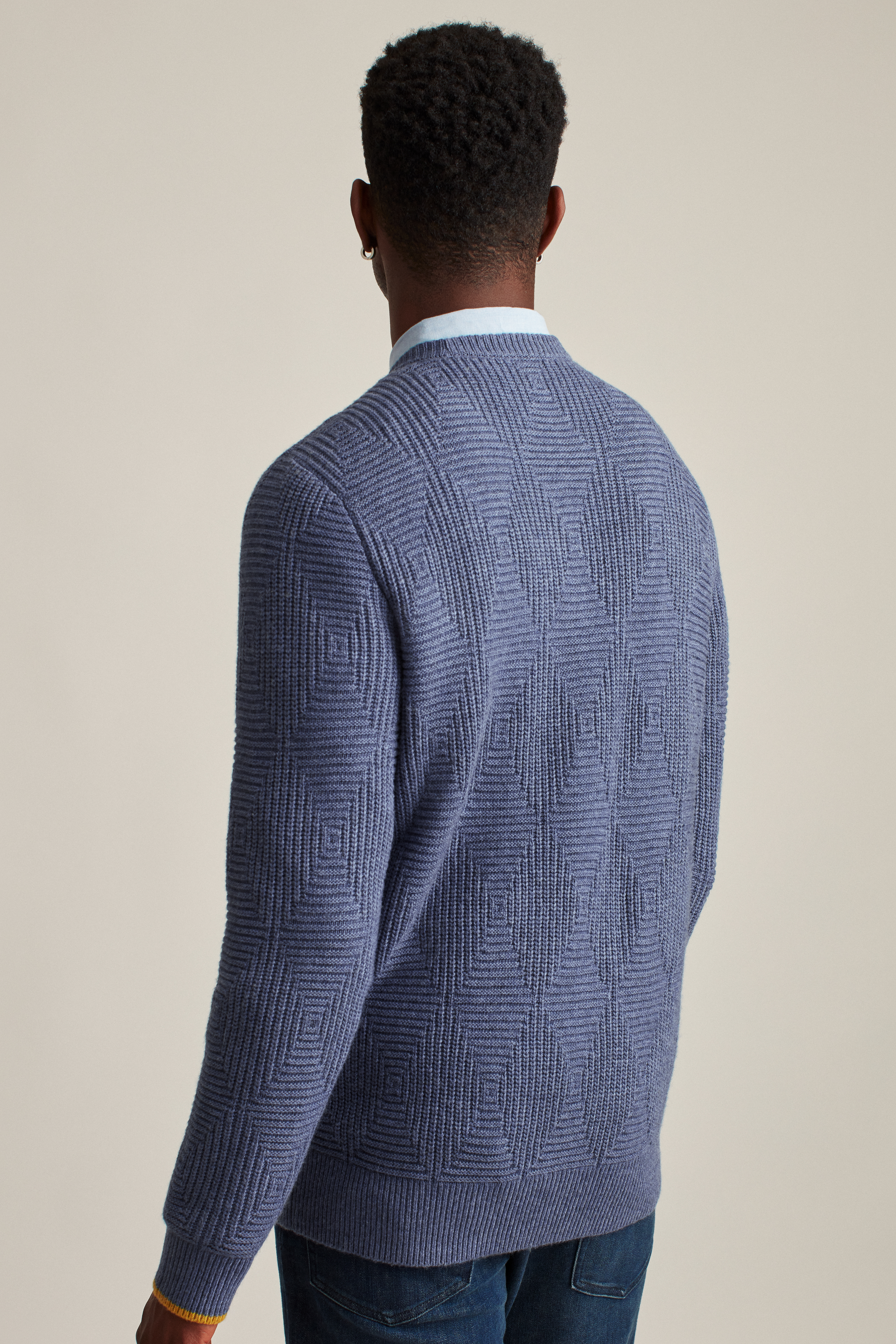 Diamond Stitch Crew Neck Sweater | Bonobos