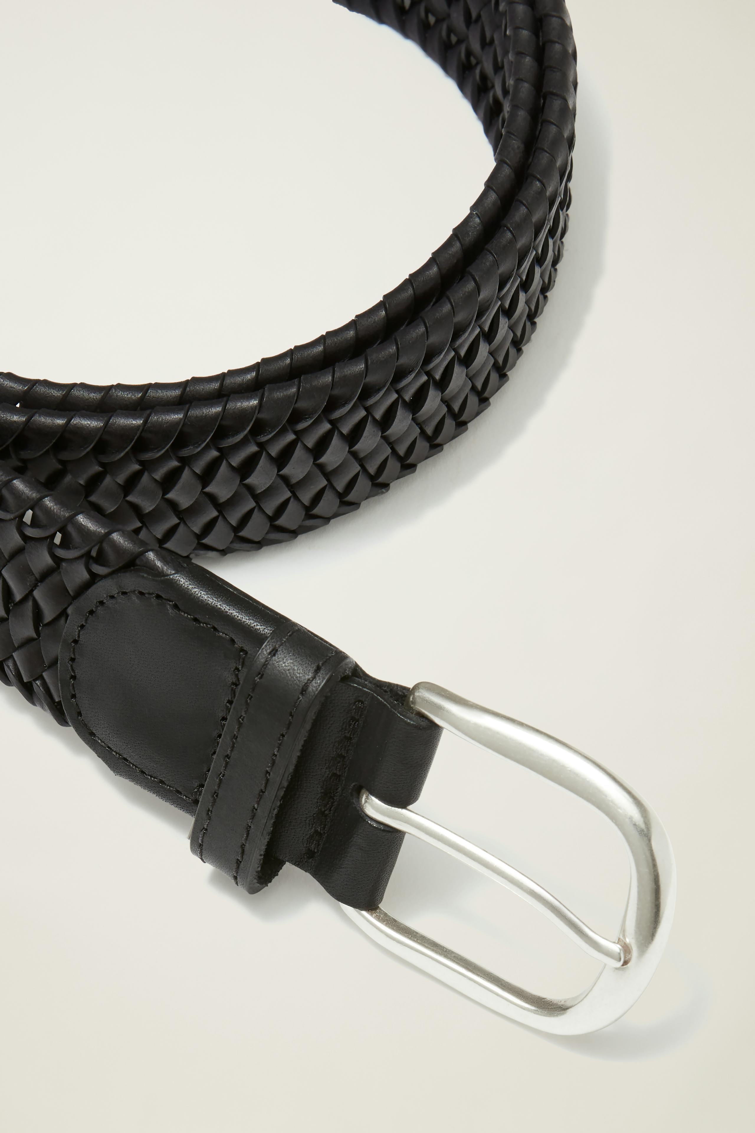 Leather Braided Belt