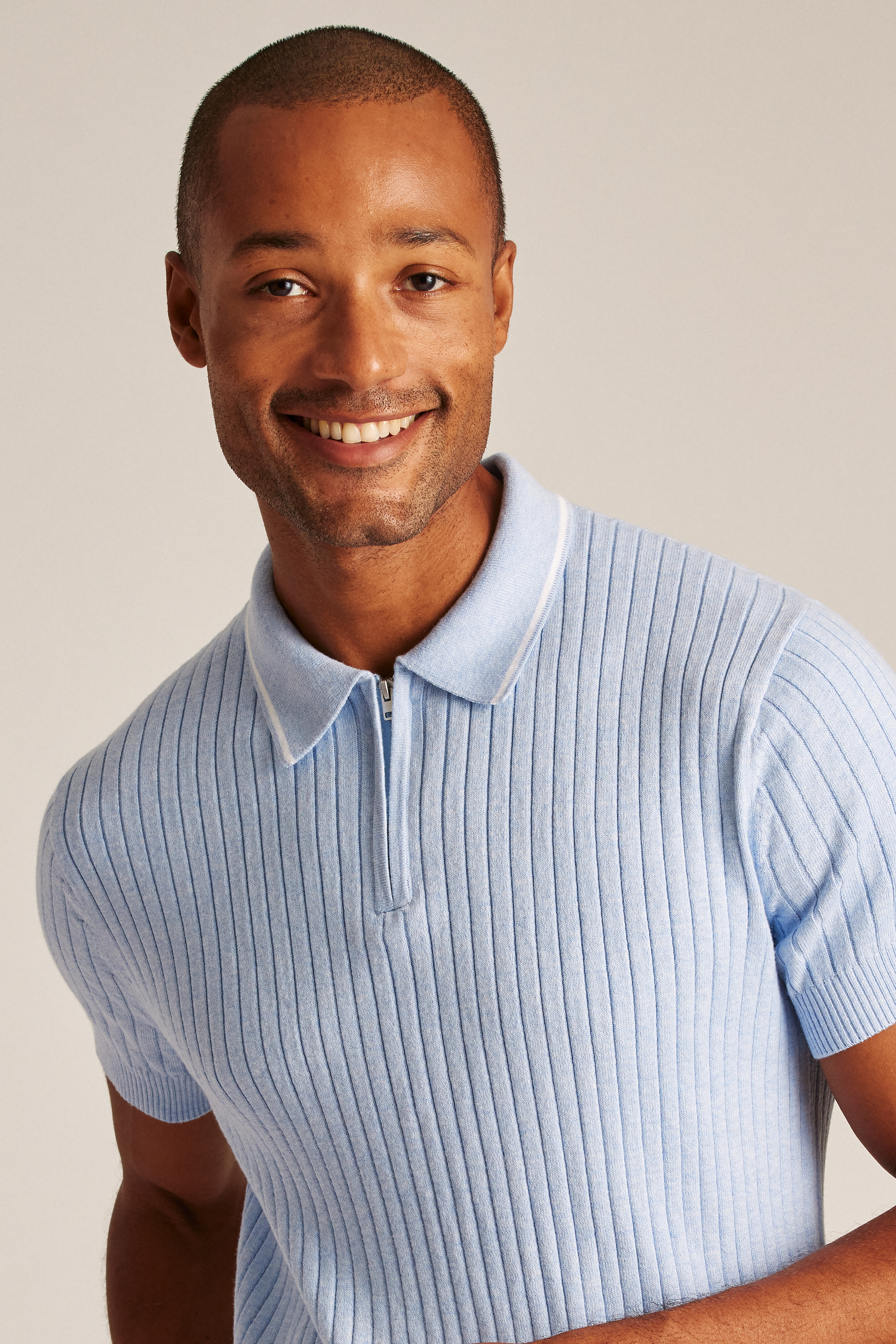 Soft Air Zip Sweater Polo | Bonobos