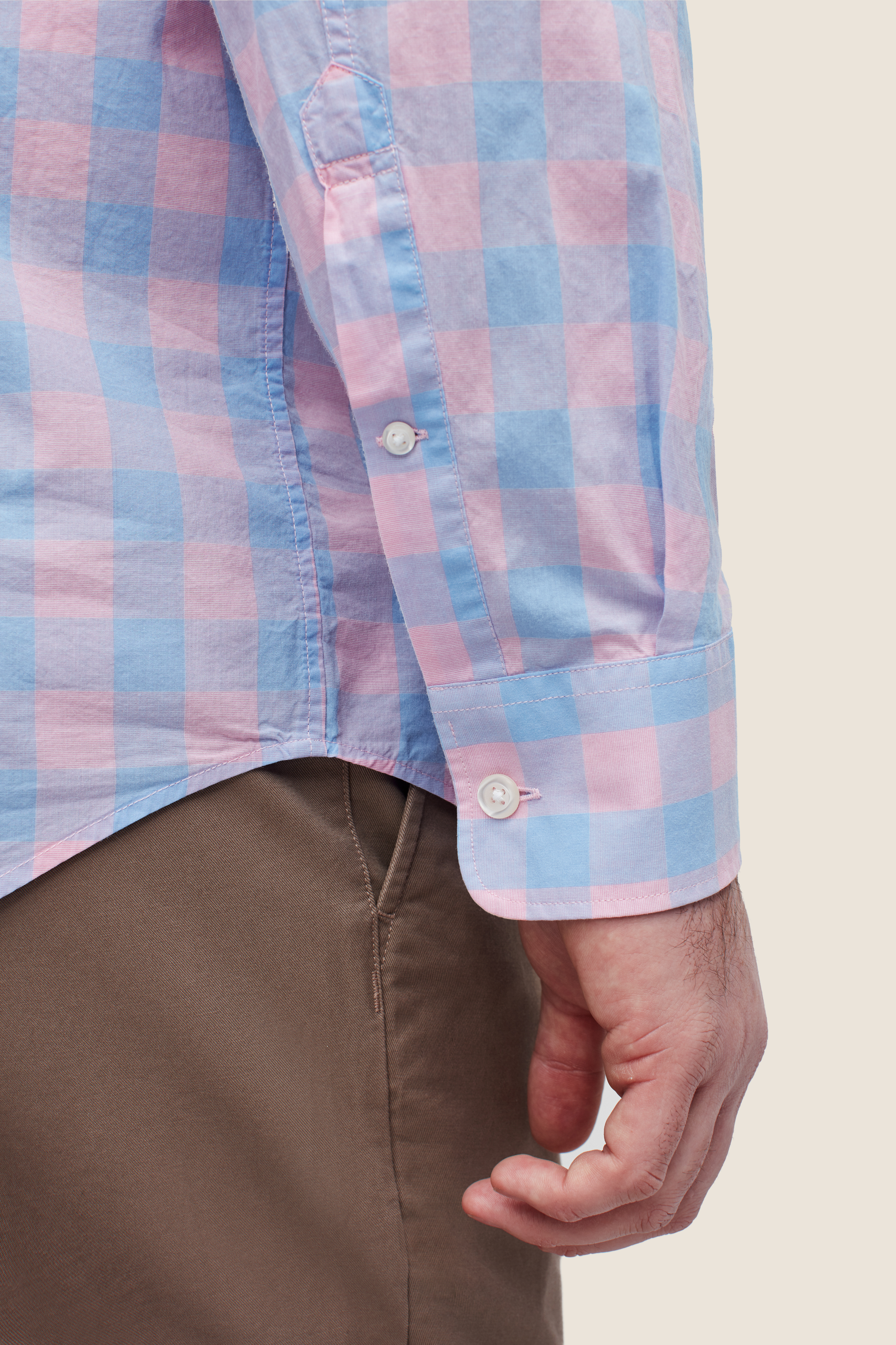 Lightweight Button-Down Shirt Extended Sizes