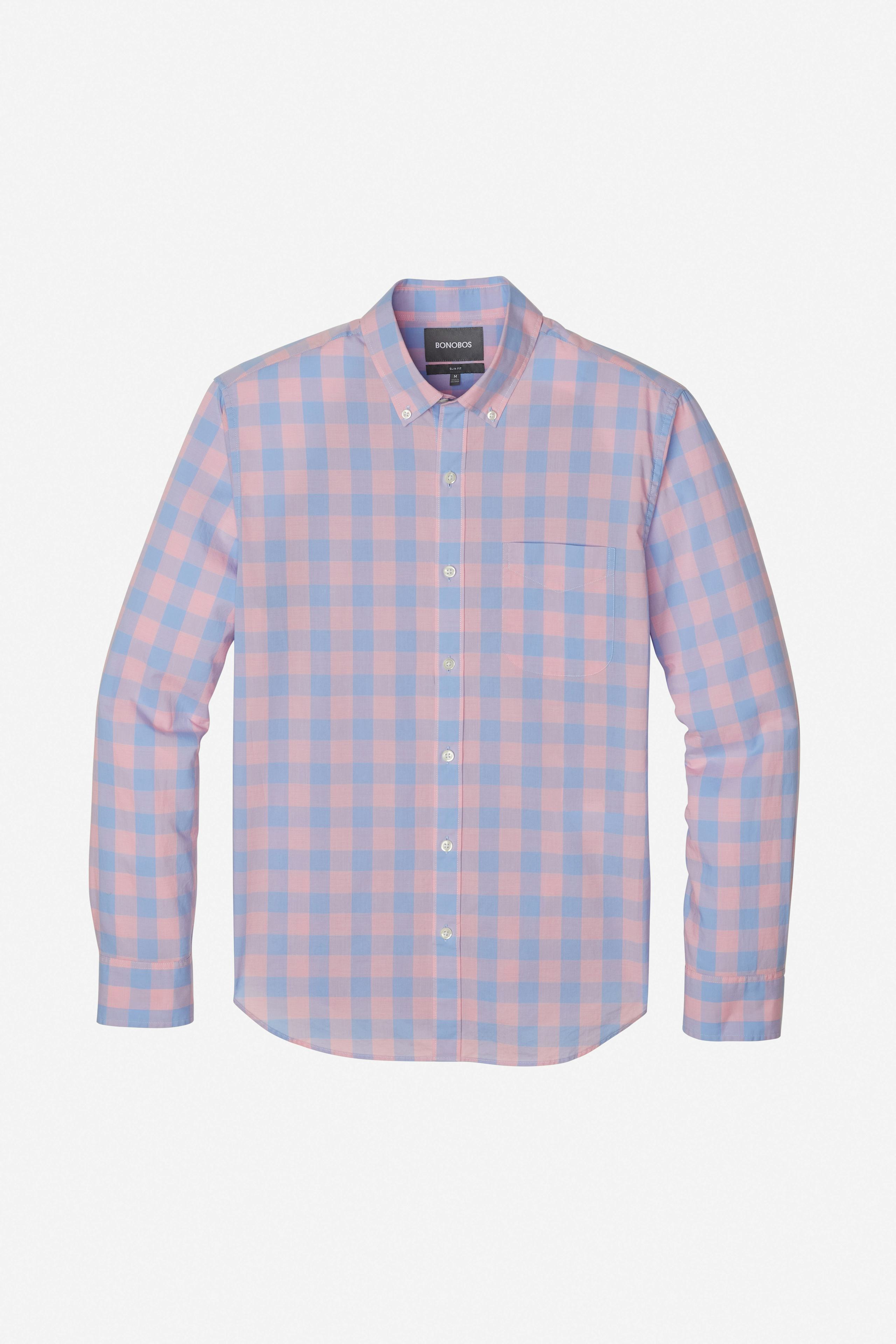 Lightweight Button-Down Shirt Extended Sizes