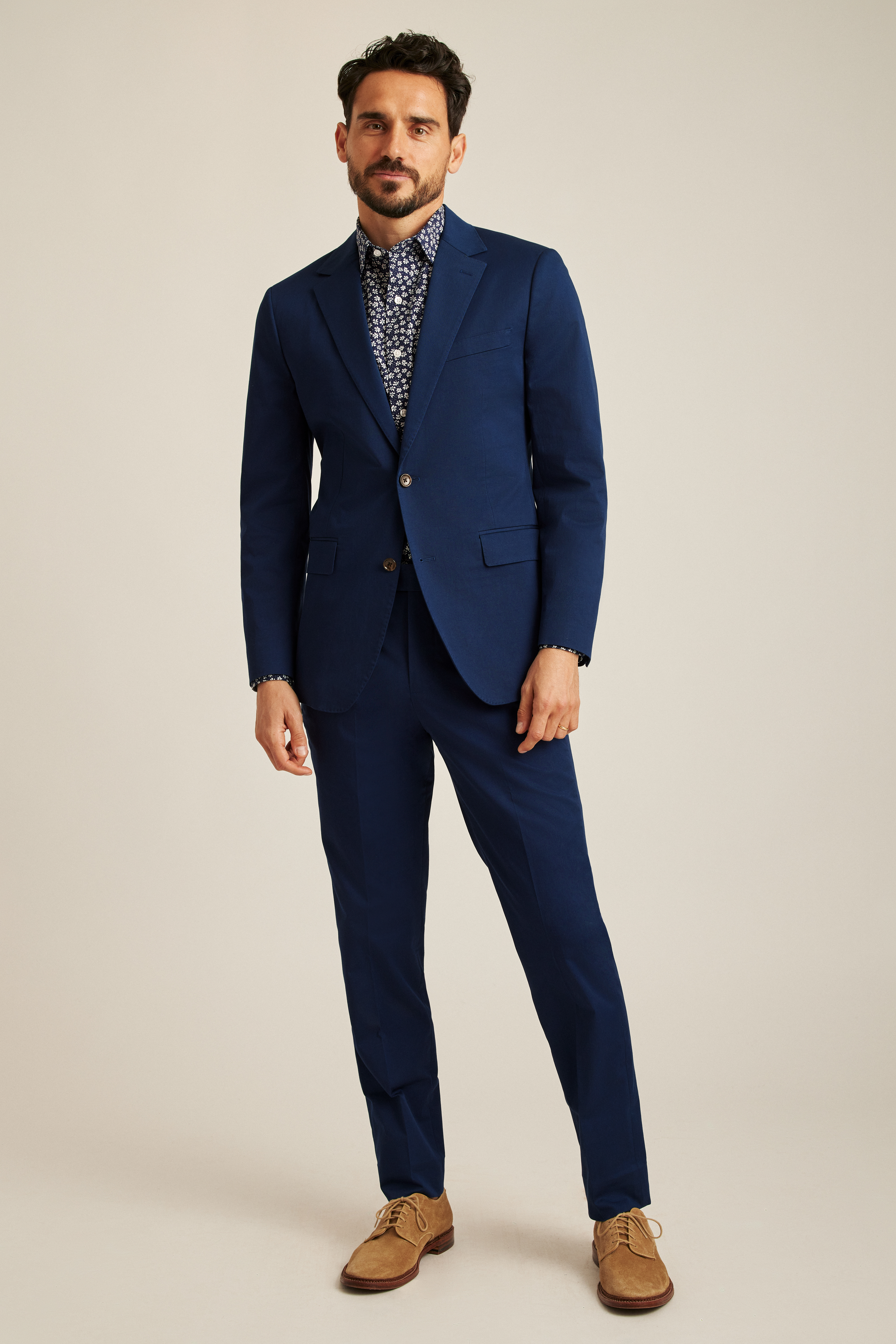 Joseph Abboud Made in USA 42 L (36 W) Italian fine wool suit, Tailored Fit  | eBay