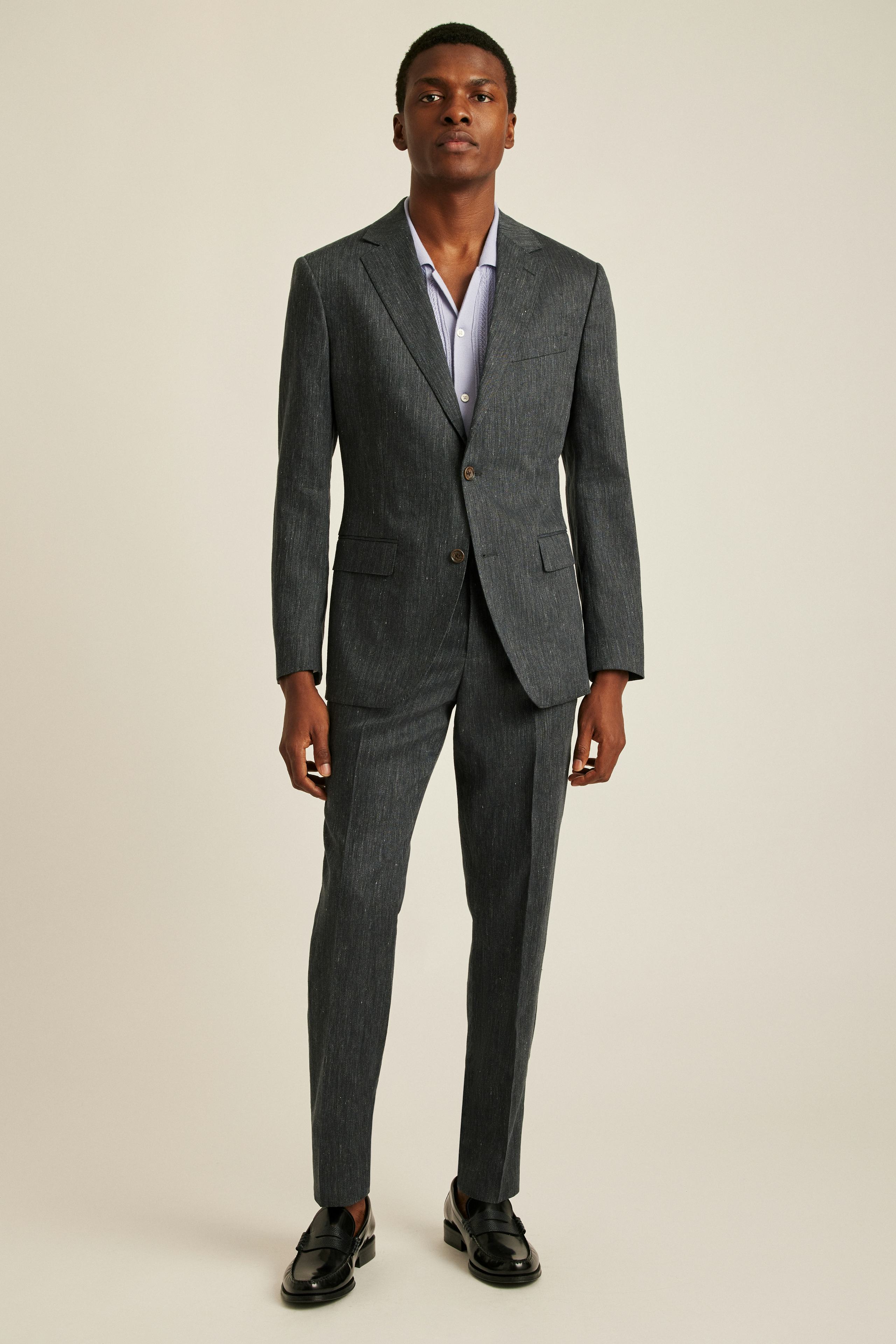 Italian Stretch Linen Suit