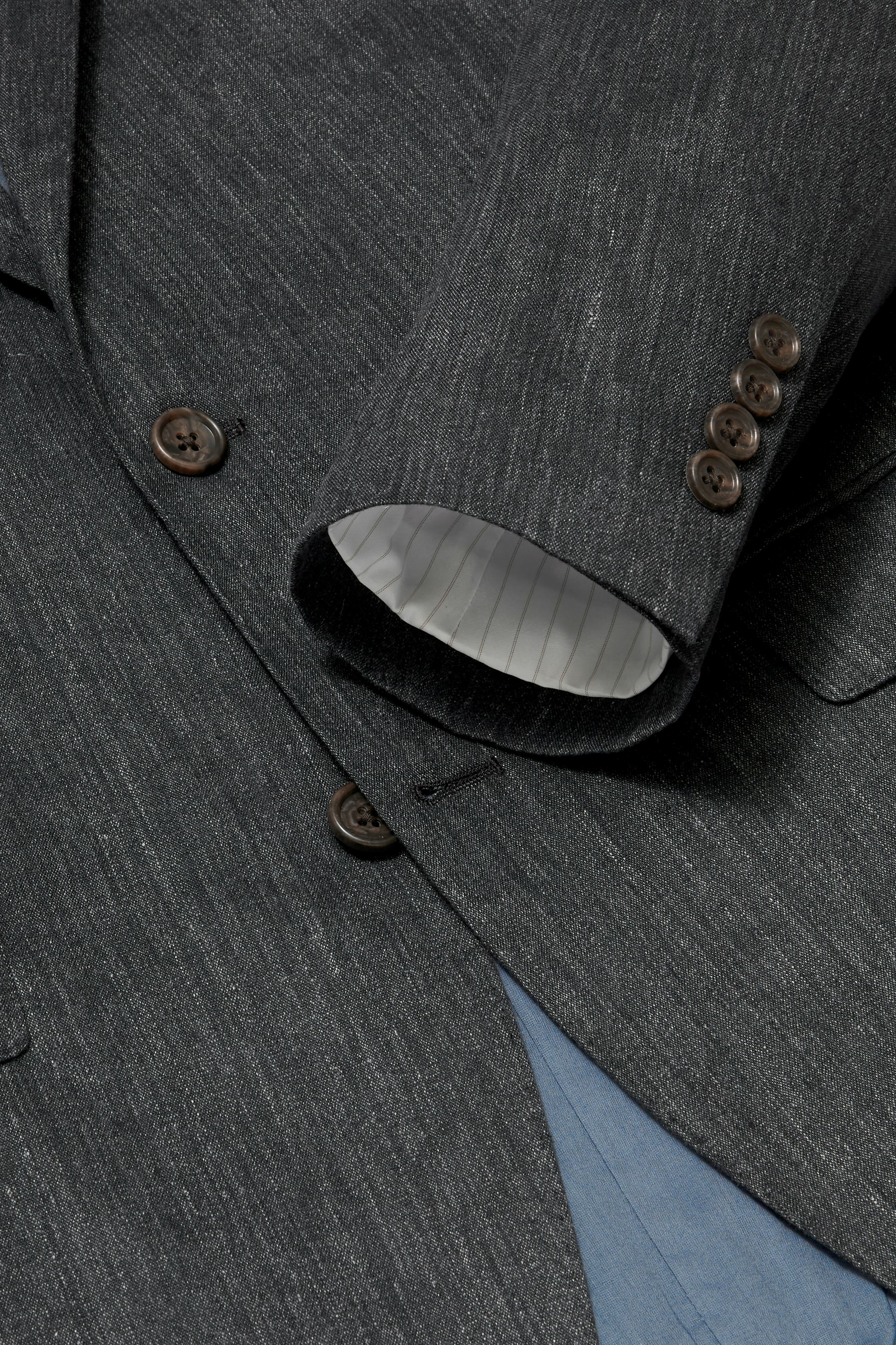 Italian Stretch Linen Suit Jacket