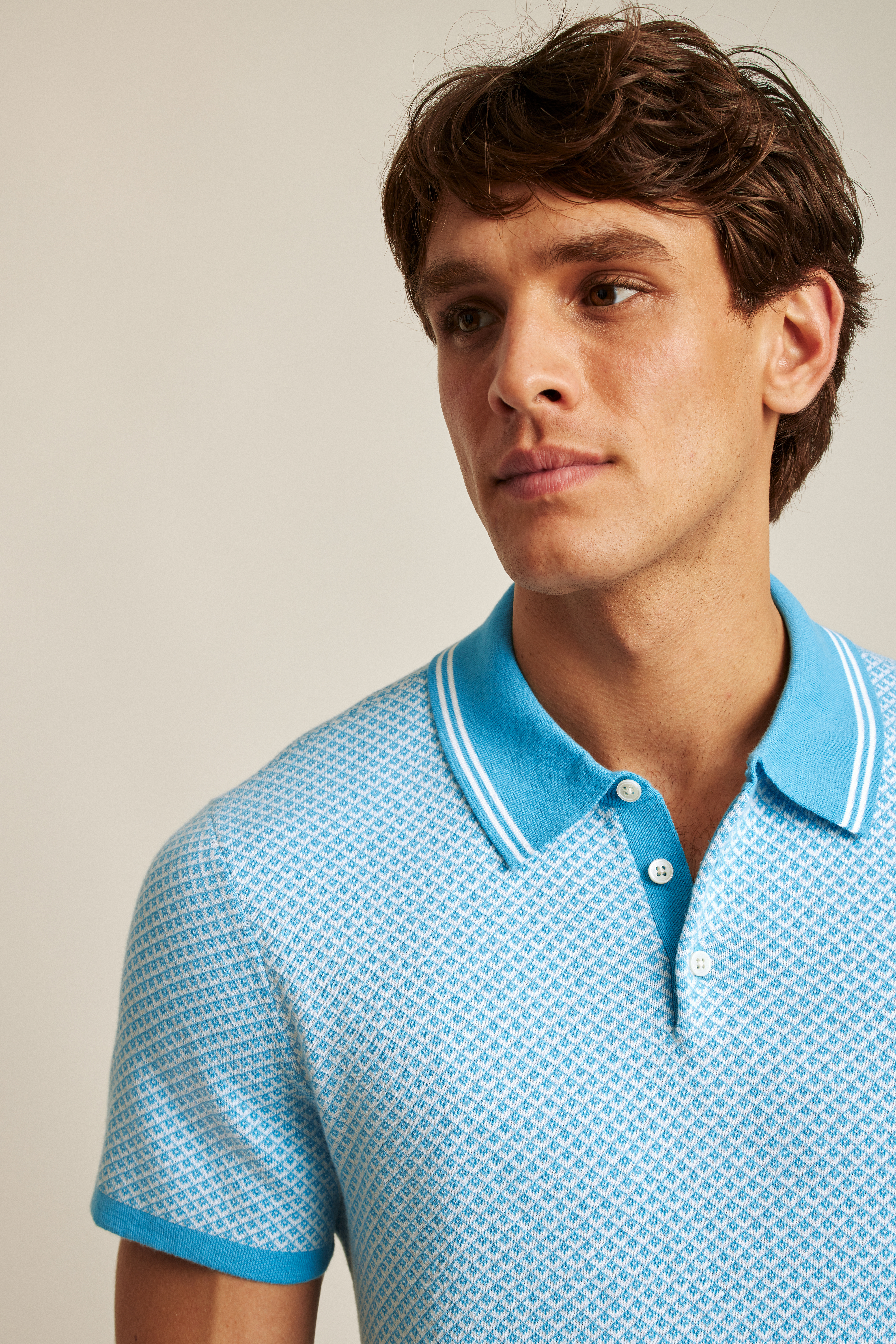 Cole Short Sleeve Polo Shirt Geo main image 0