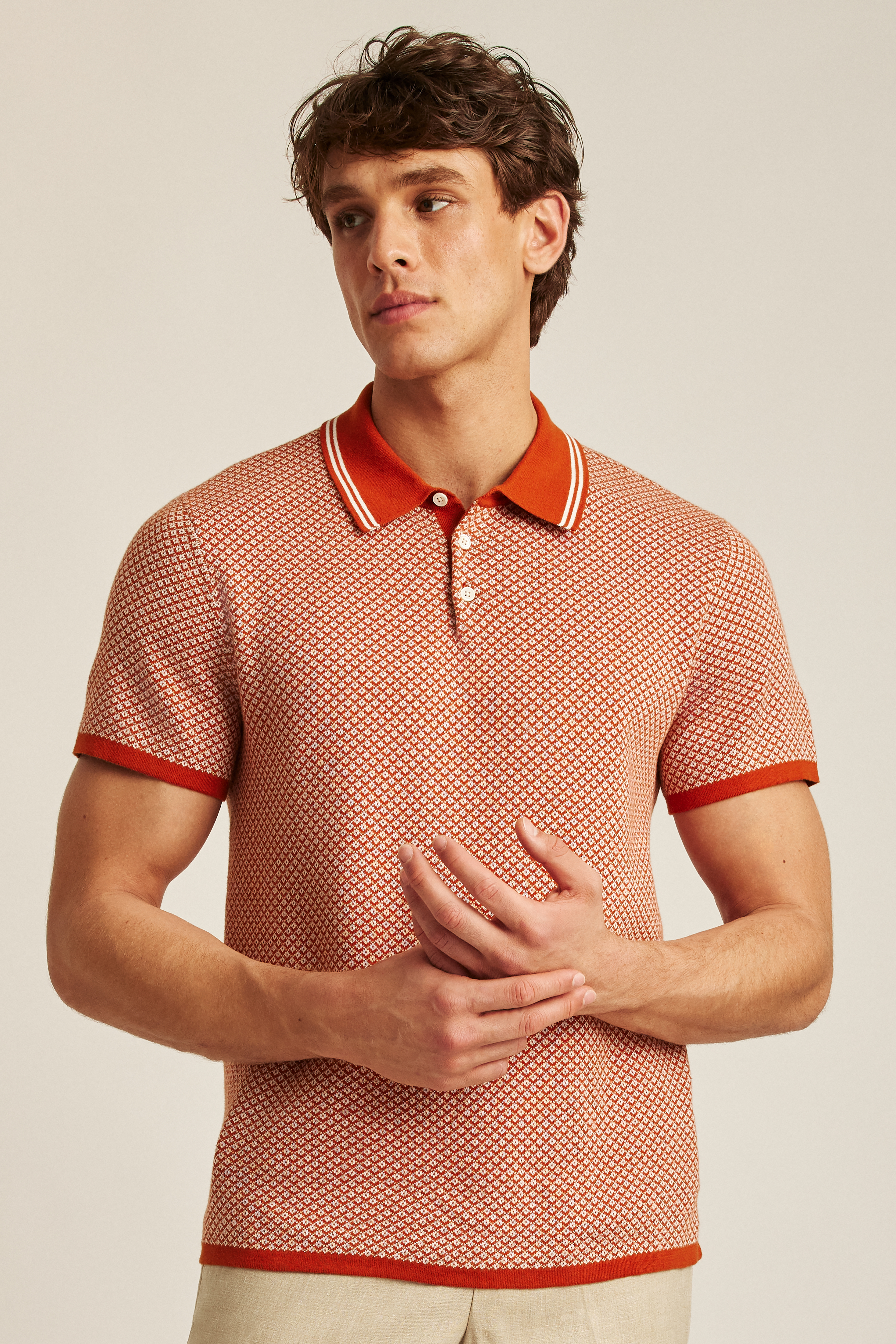 Geo Sweater Polo | Bonobos