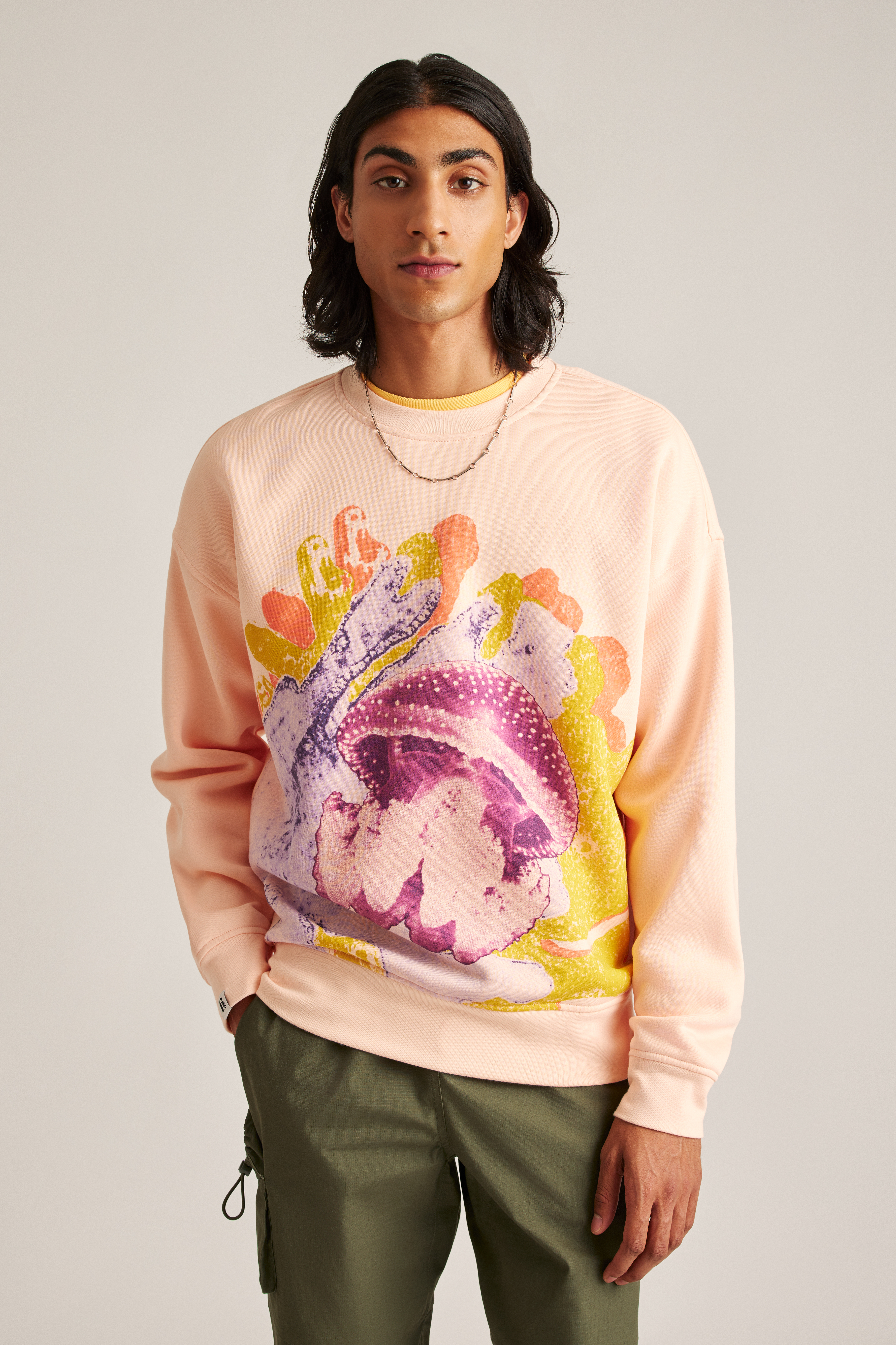 Relaxed Fleece Graphic Crewneck Sweatshirt | Fielder | Bonobos